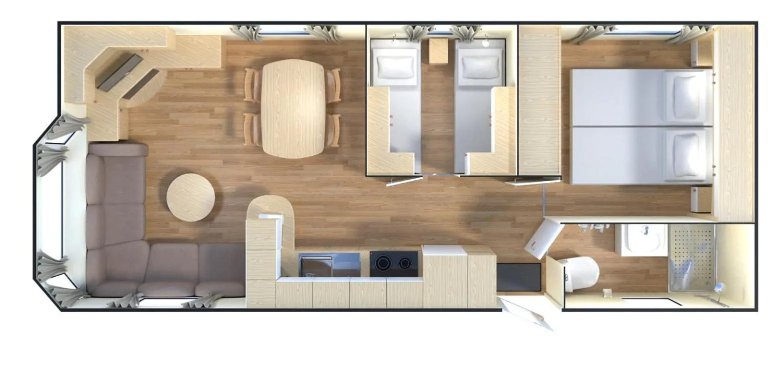 Floor plan in Tingsryd Resort