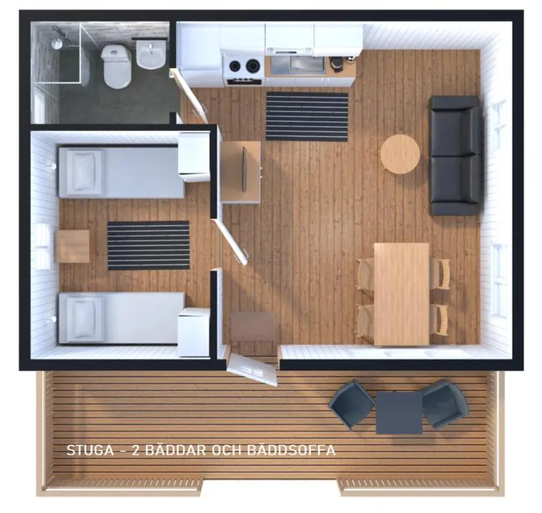 Floor plan in Tingsryd Resort