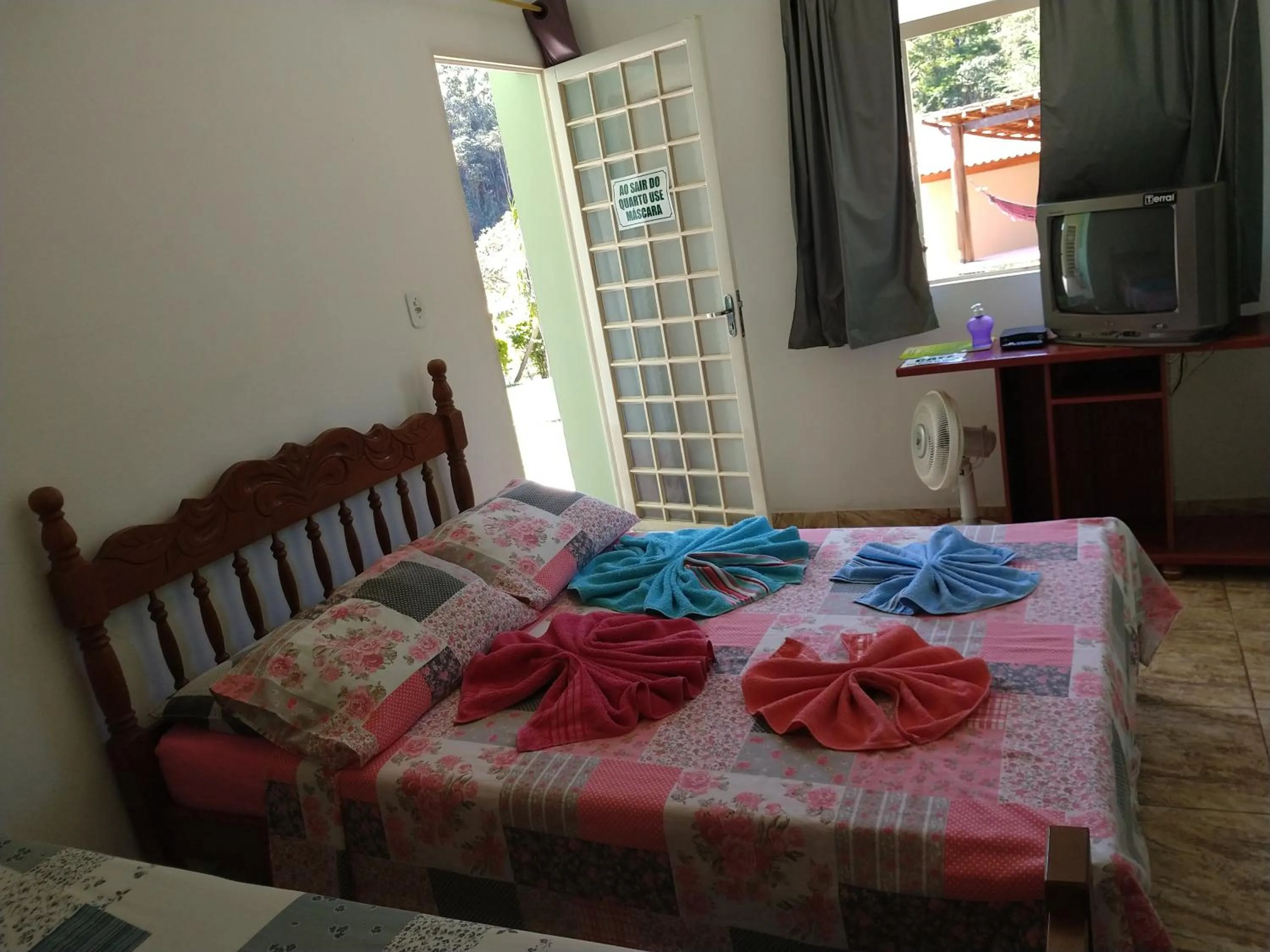 Bed in Pousada Recanto Verde Cunha