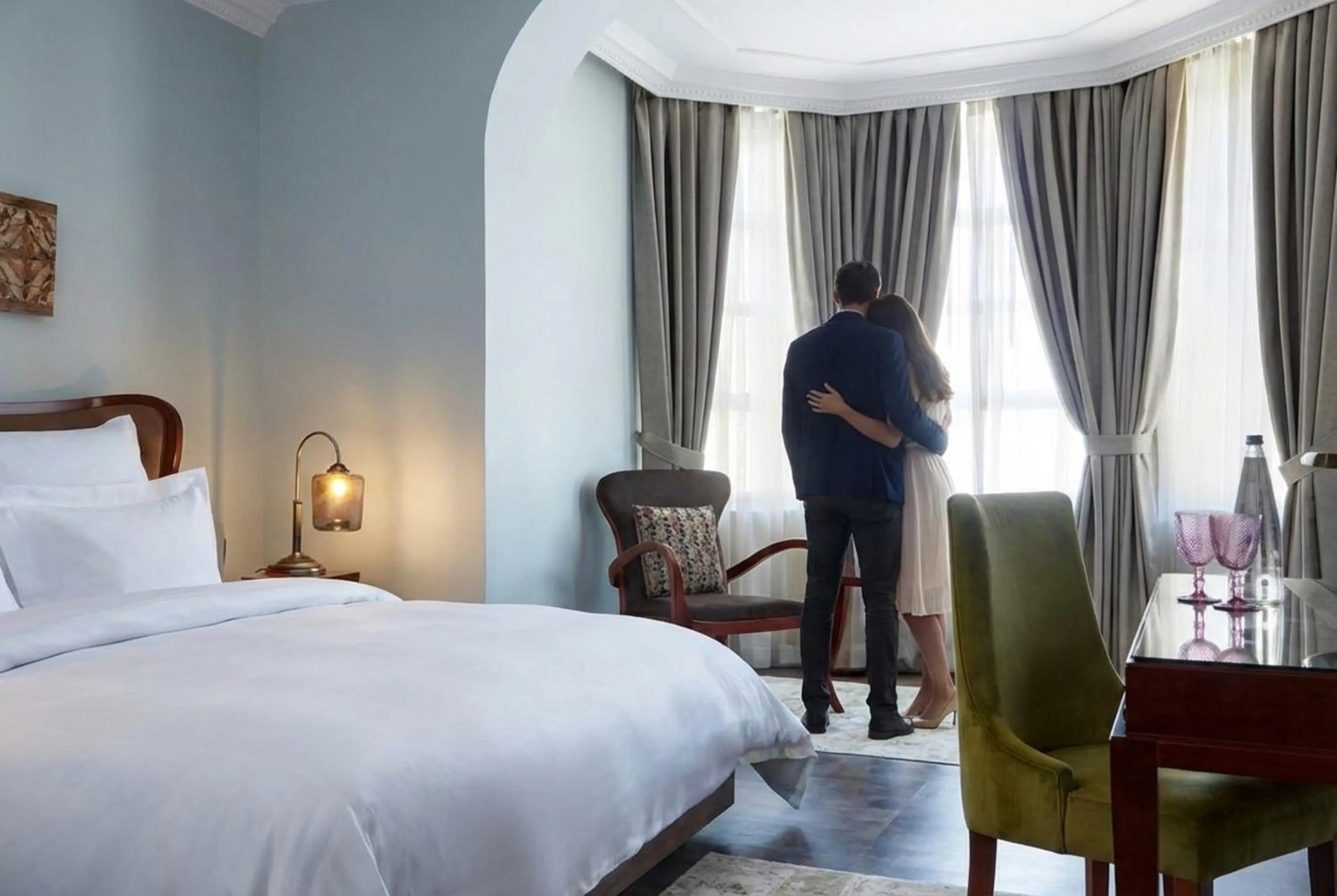 Bed in Carmella Boutique Hotel