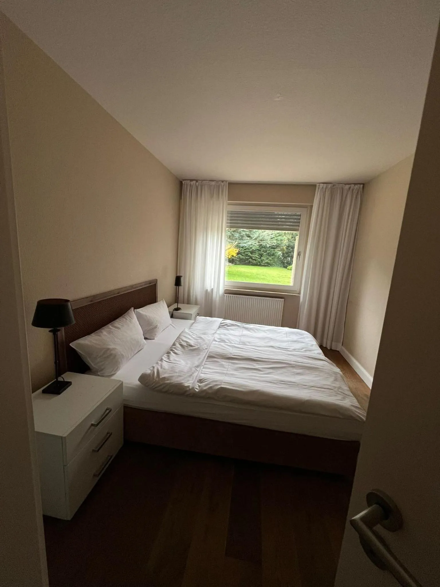 Bed in Hotel Hüttmann