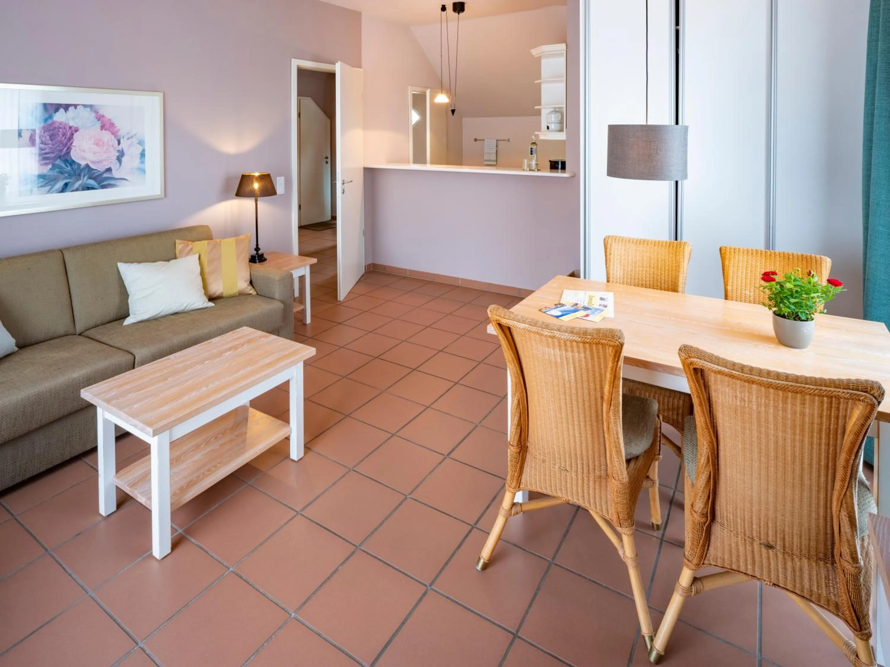 Kitchen or kitchenette in Hotel Hüttmann