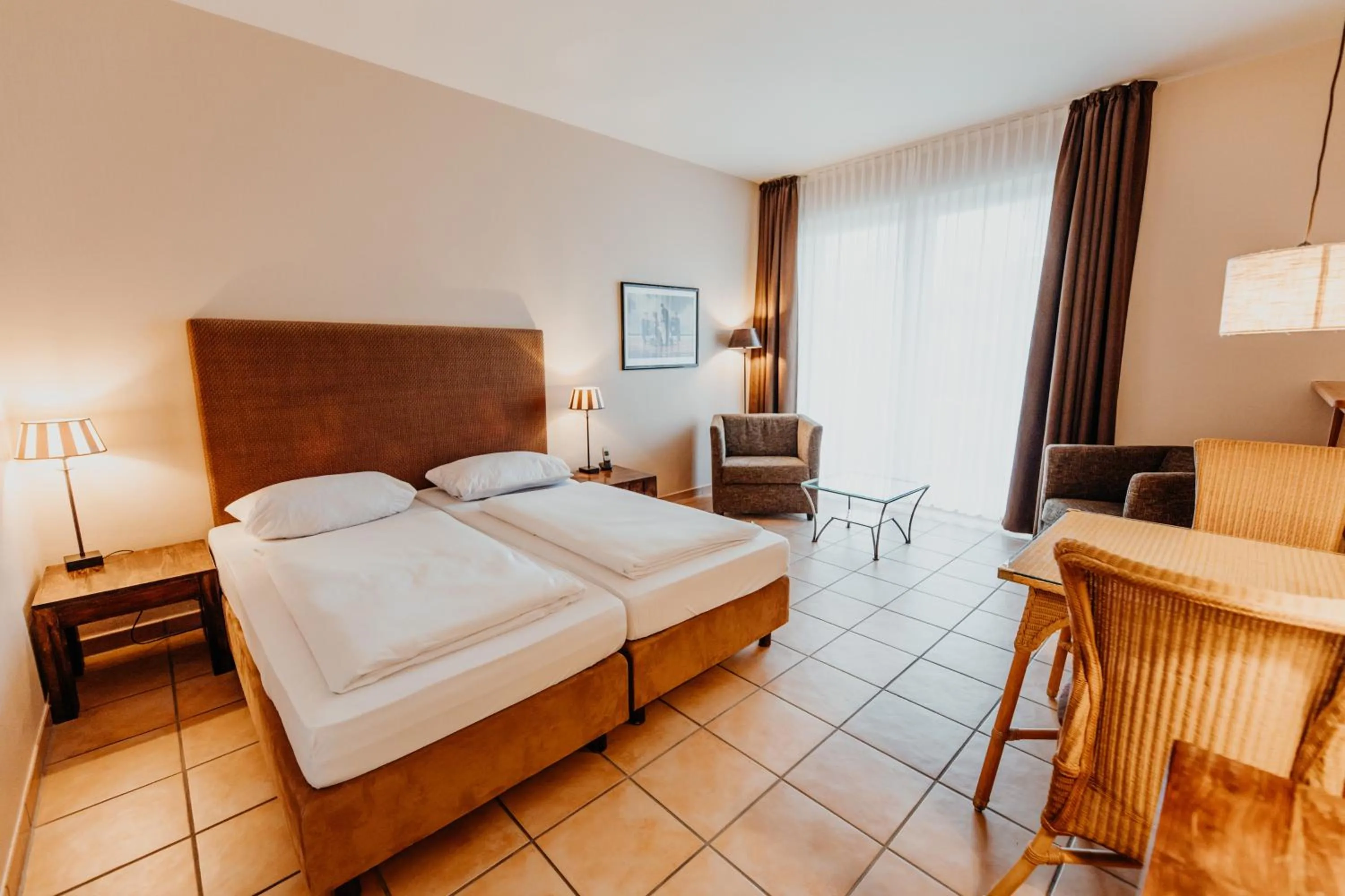 Bedroom, Bed in Hotel Hüttmann