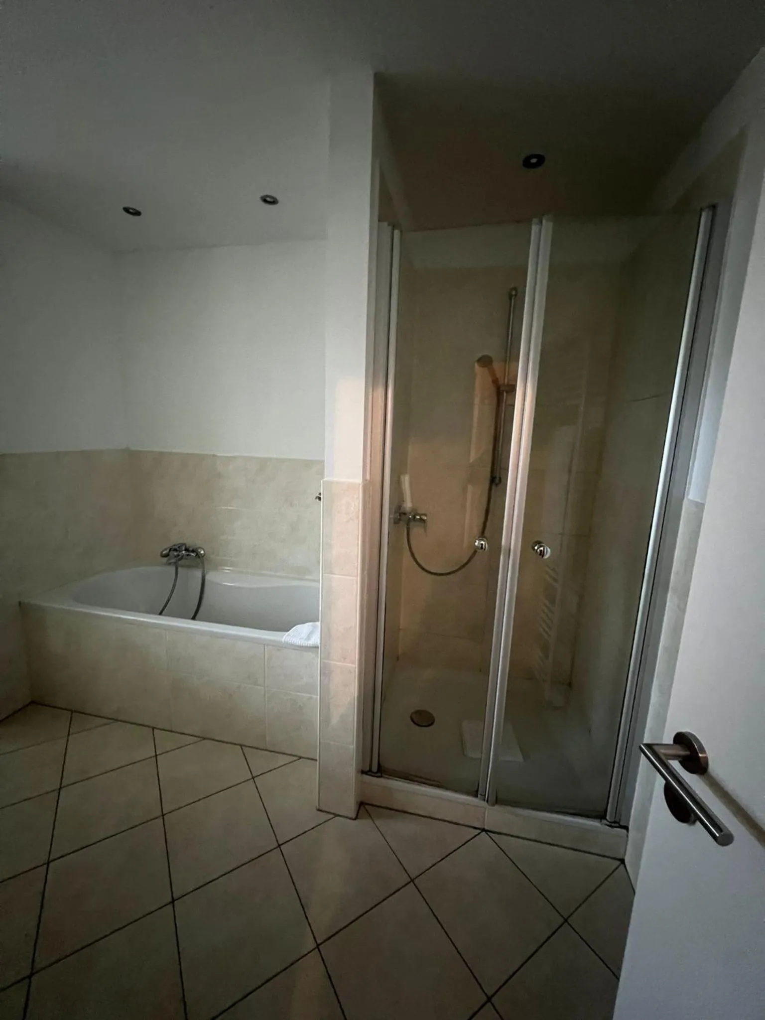 Shower in Hotel Hüttmann