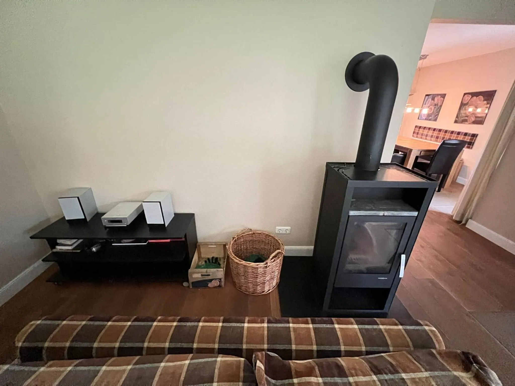 fireplace in Hotel Hüttmann