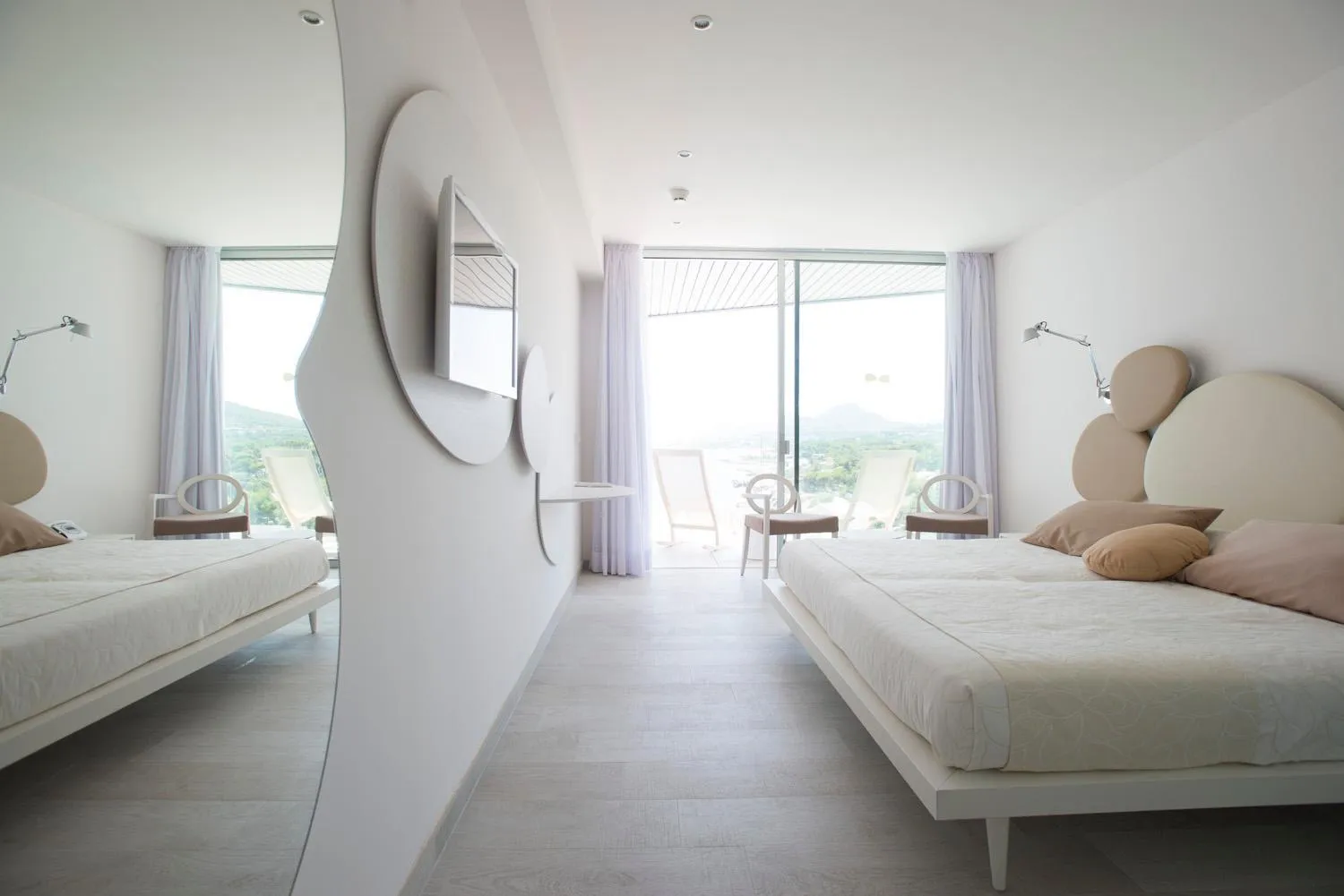 Bed in Son Moll Sentits Hotel & Spa - Adults Only