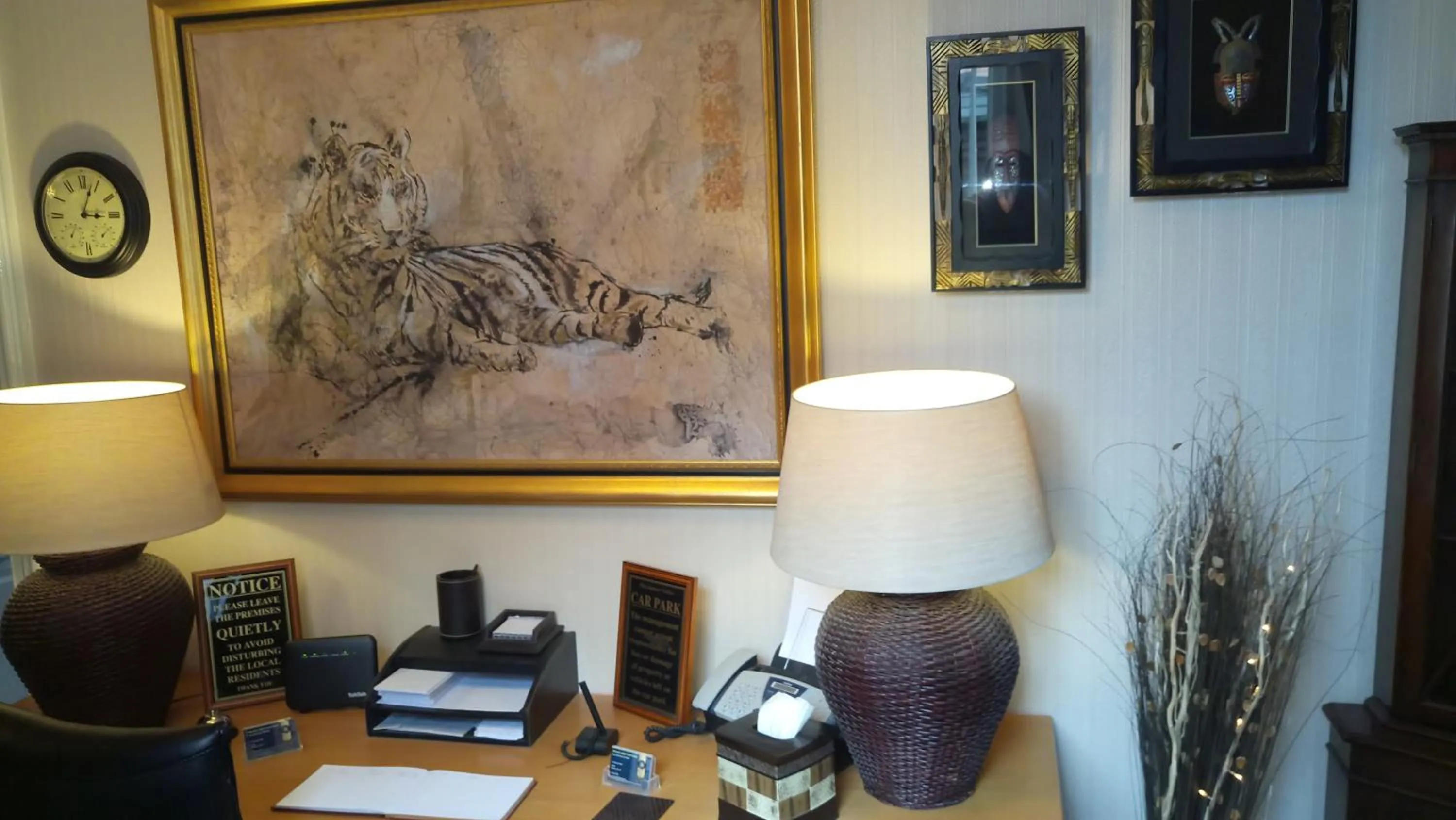 Lobby or reception in Warwick Lodge