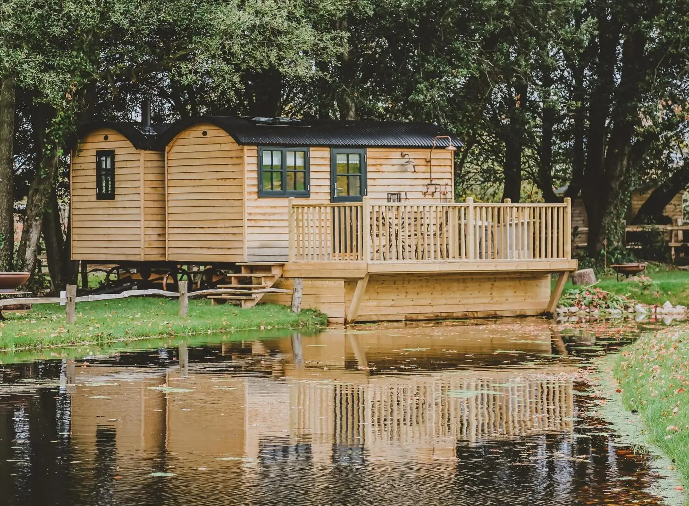 Shepherds Hut - Twin in Lympstone Manor Hotel Restaurant & Vineyard - Relais & Chateaux Shepherds Hut - Twin in Lympstone Manor Hotel Restaurant & Vineyard - Relais & Chateaux