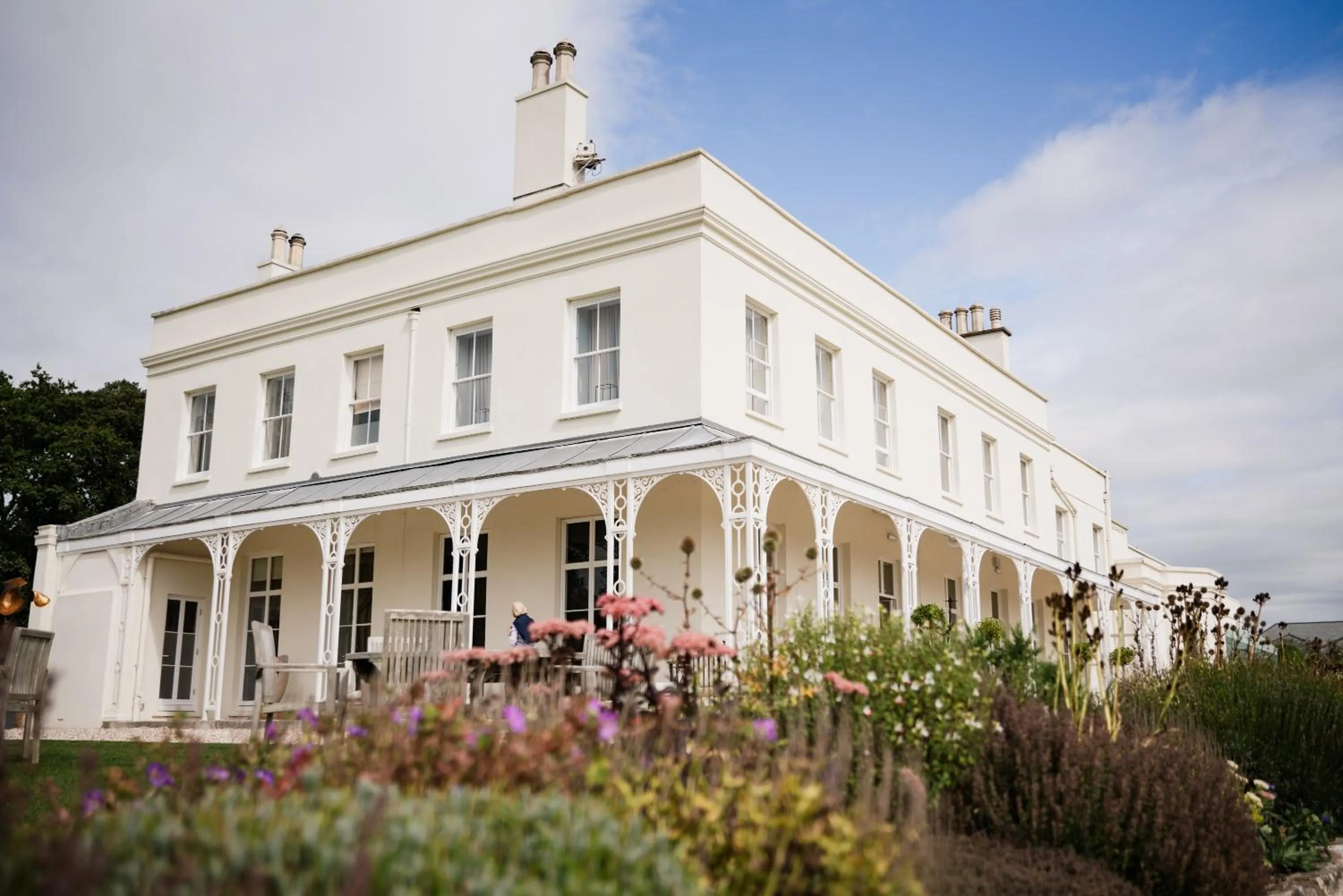 Facade/entrance in Lympstone Manor Hotel Restaurant & Vineyard - Relais & Chateaux