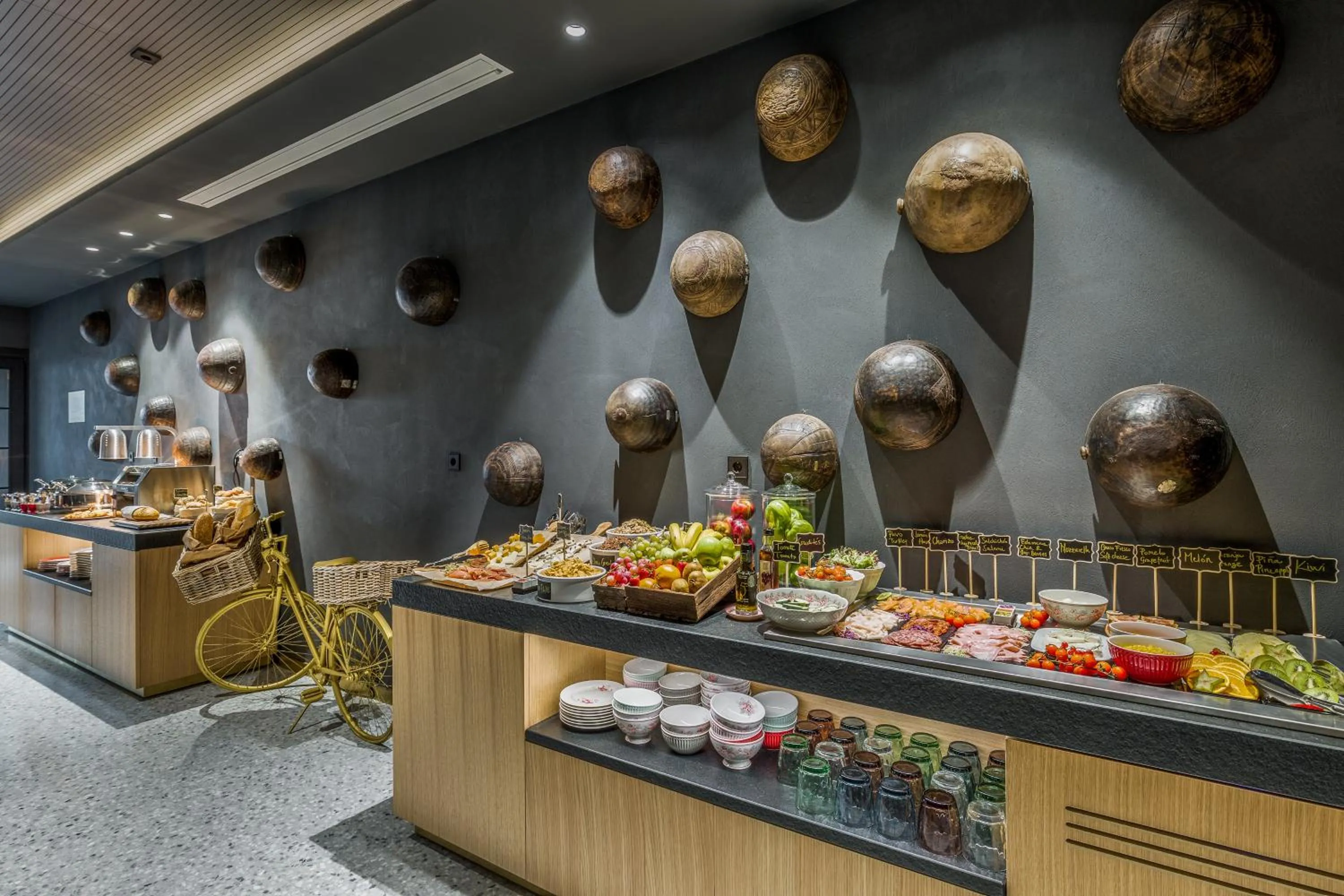 Buffet breakfast in Room Mate Collection Gerard, Barcelona