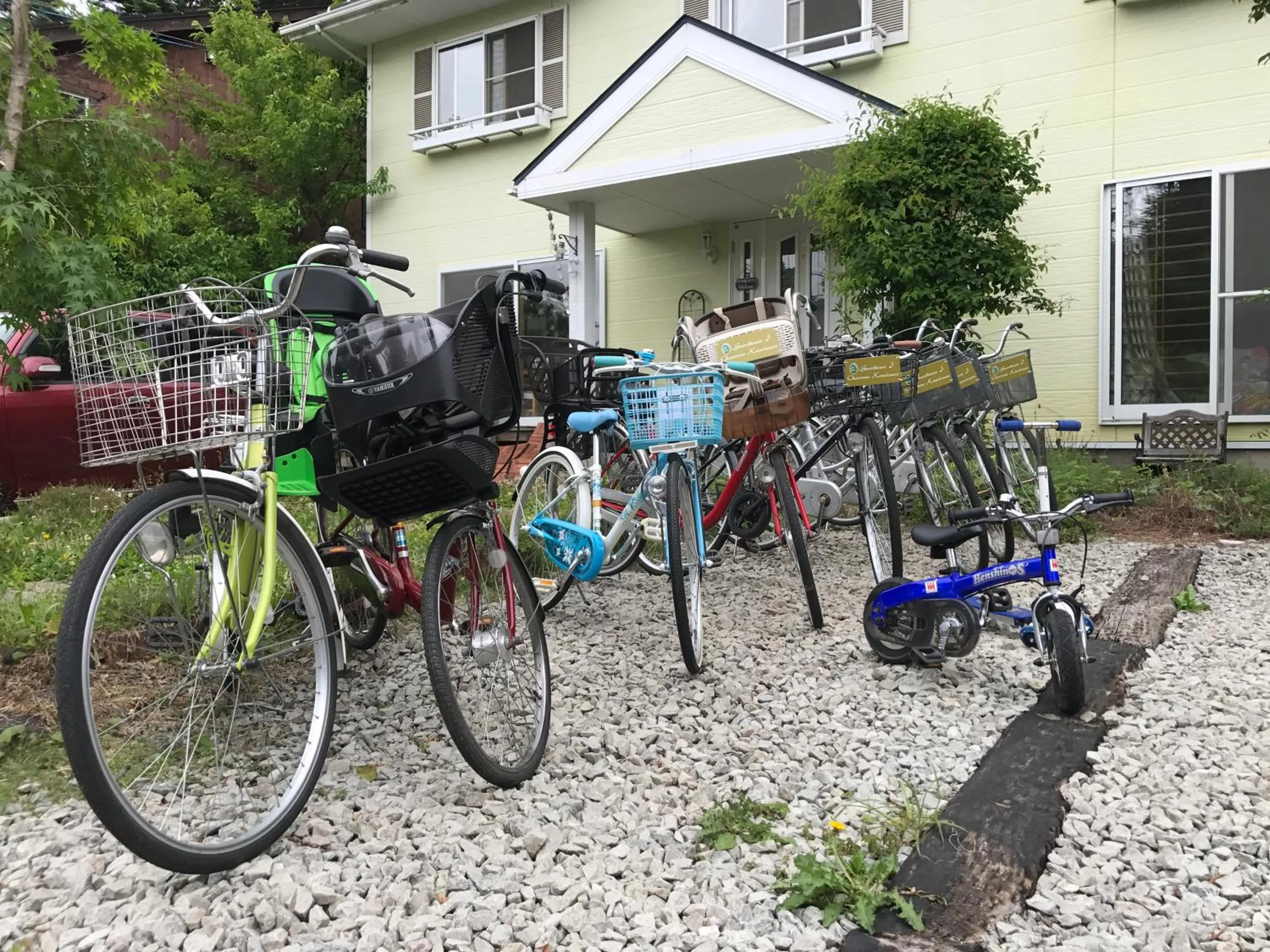 Cycling in Guest House Chaconne Karuizawa