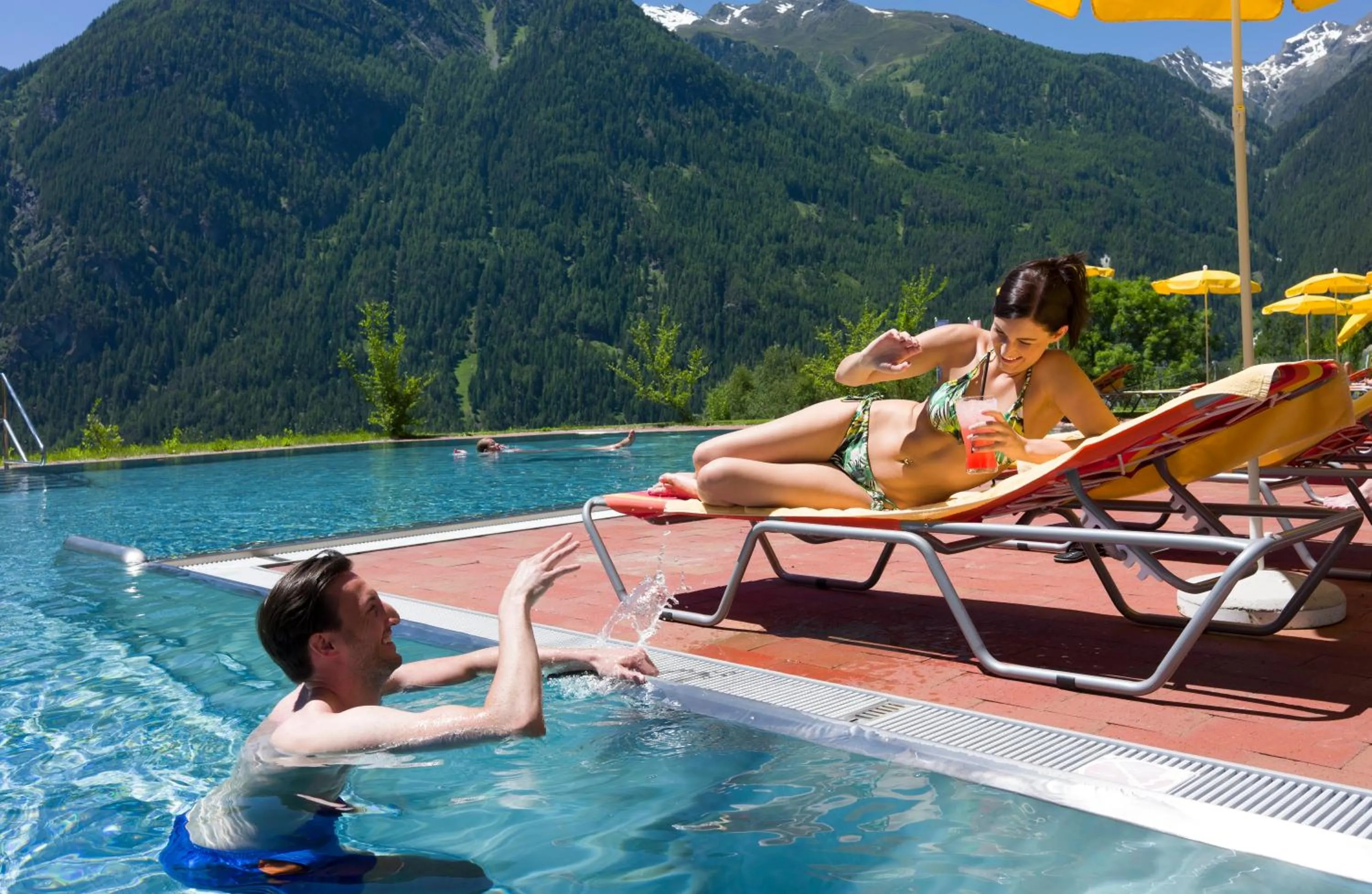 Swimming pool in Vivea Hotel Umhausen im Ötztal