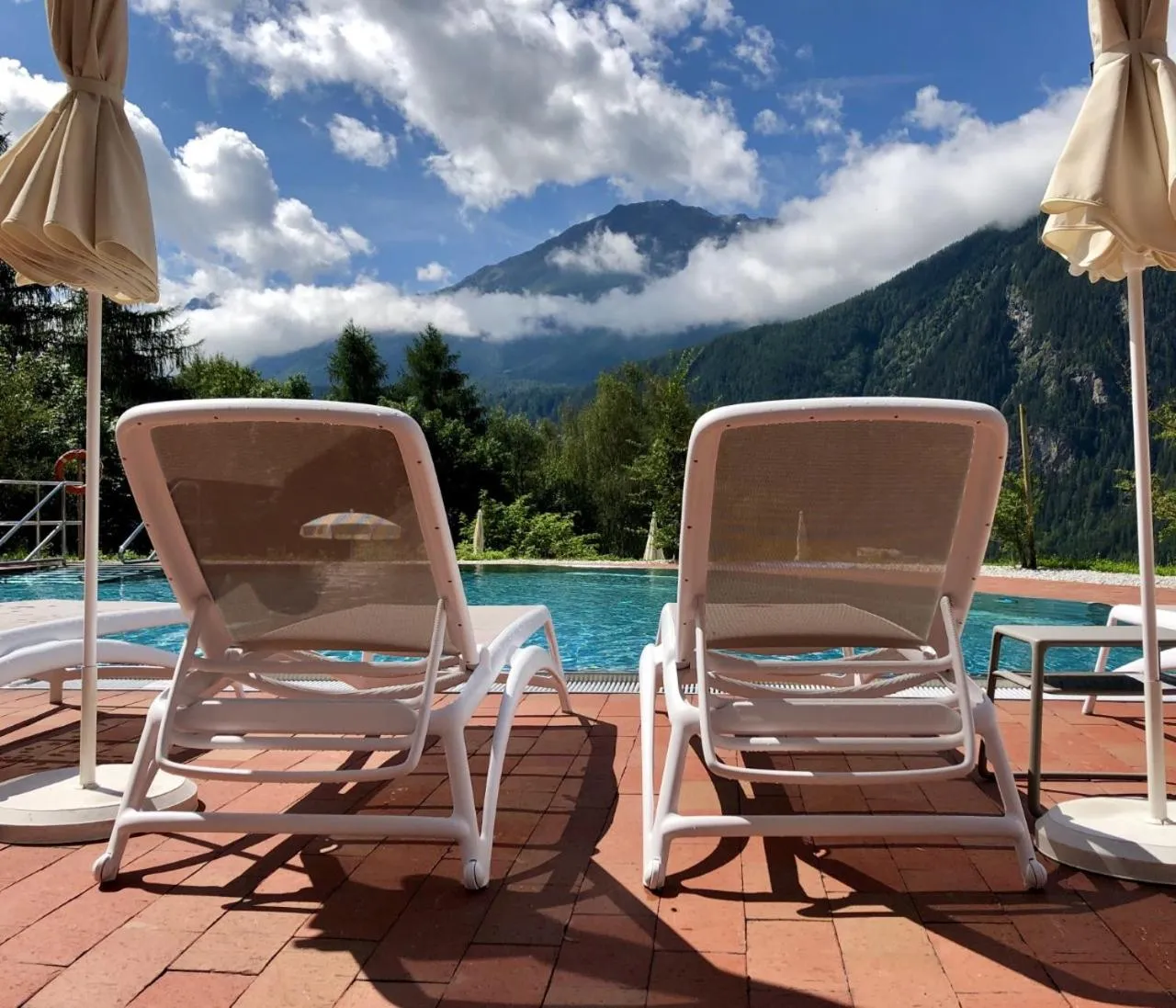 Open Air Bath in Vivea Hotel Umhausen im Ötztal