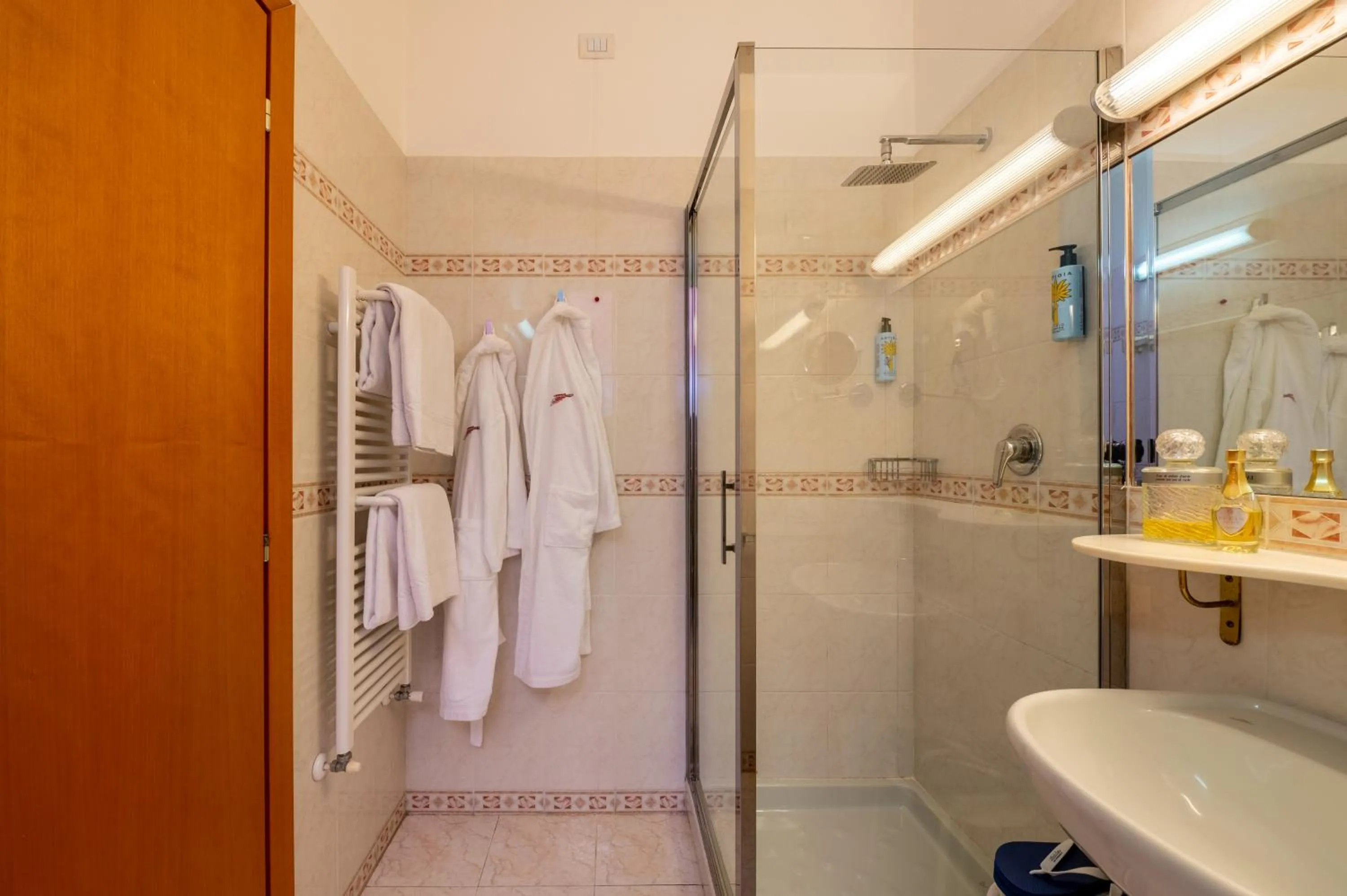 Shower in Hotel Monte Rosa