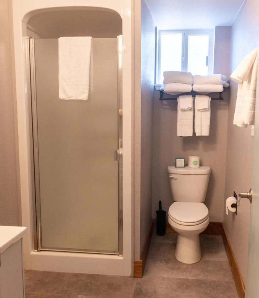 Shower in Summit View Inn