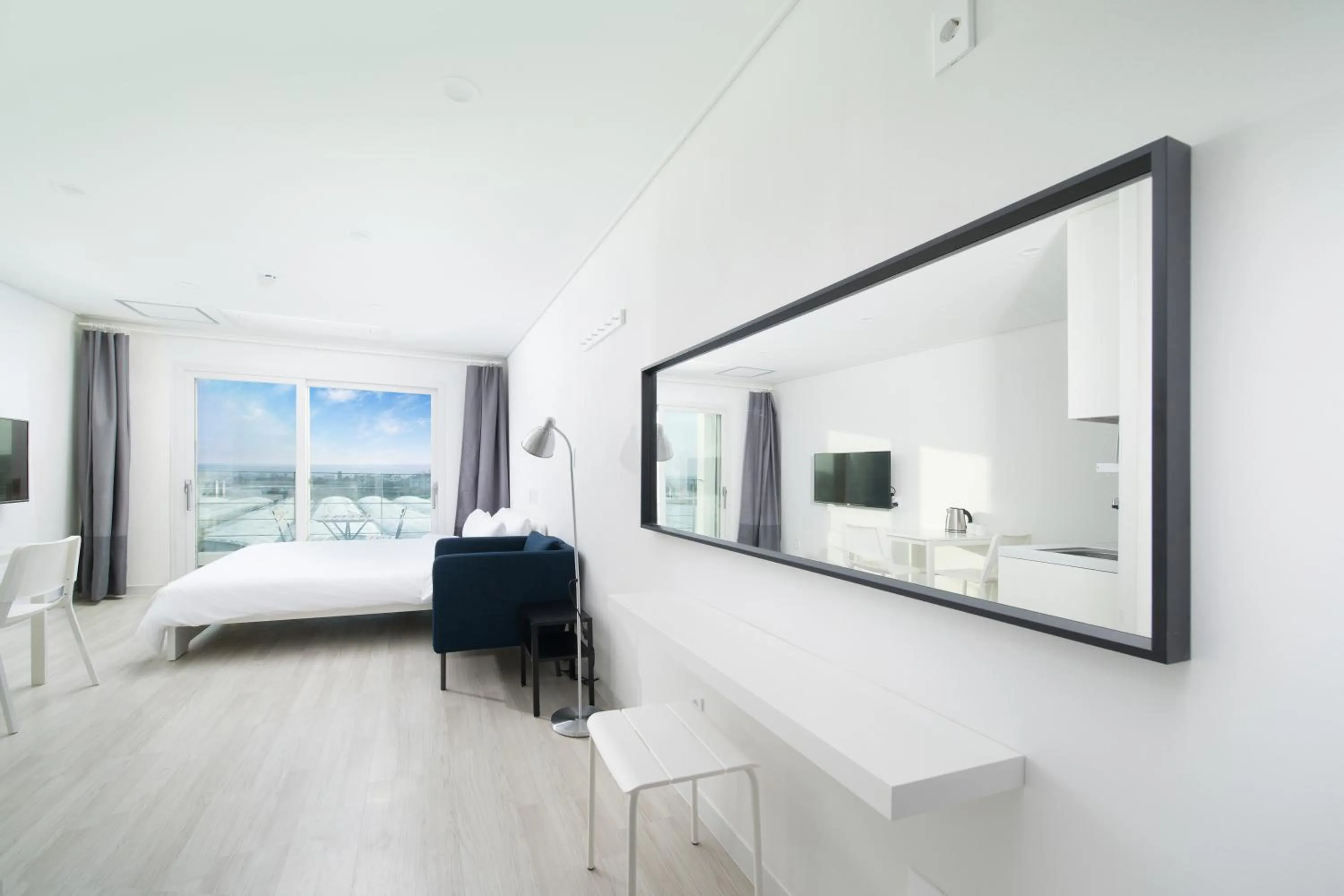 Bedroom, Bed in Jeju Soo Pension