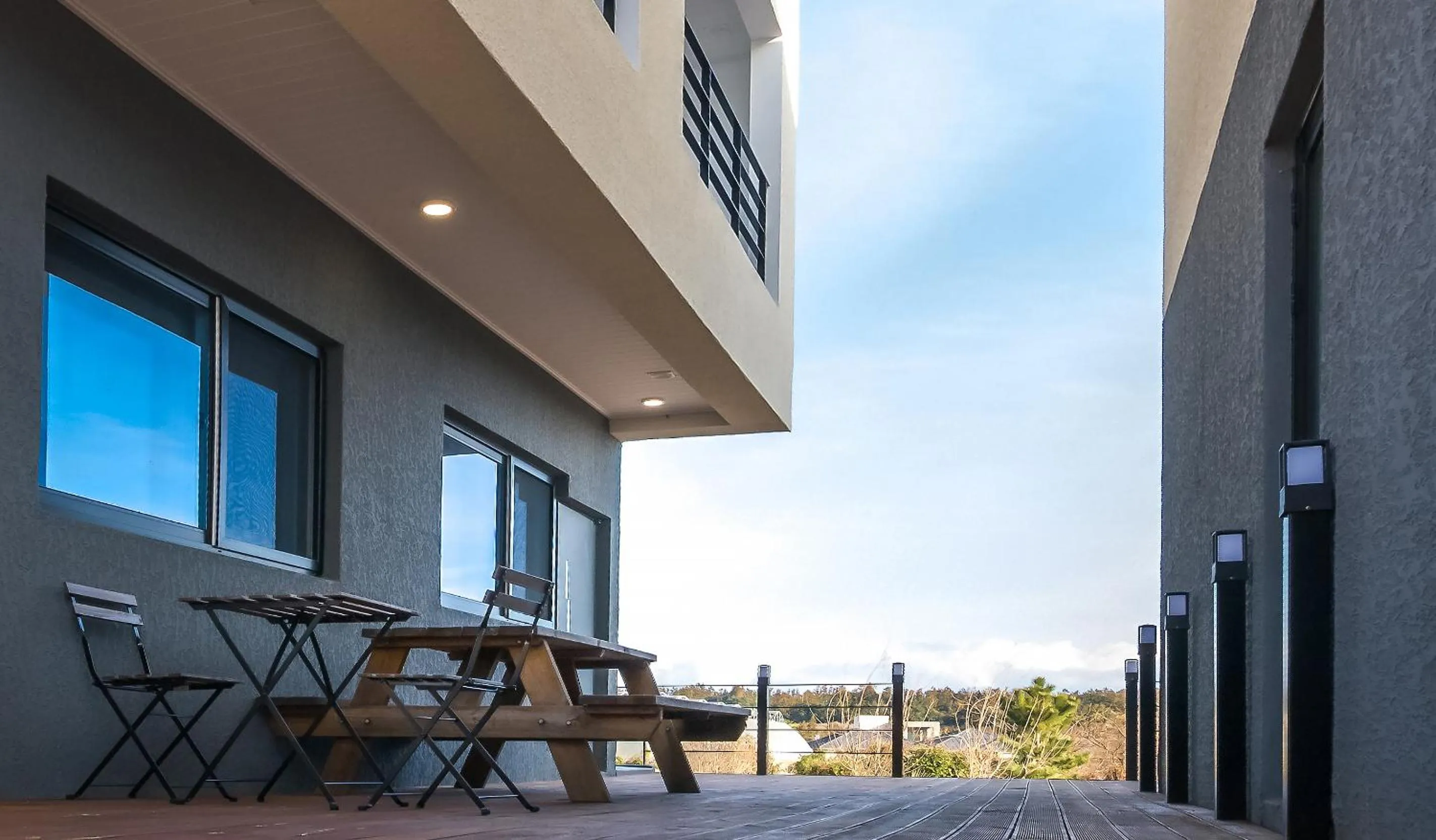 Facade/entrance in Jeju Soo Pension