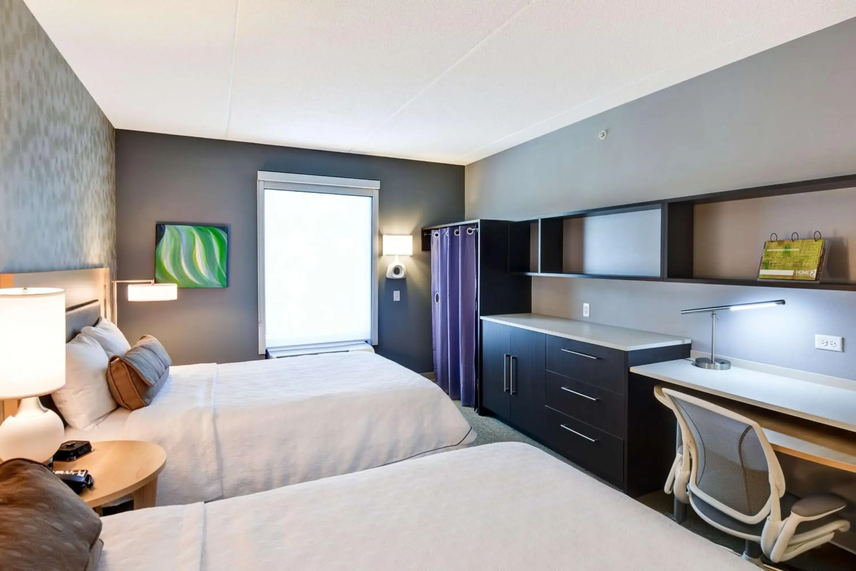 Queen Studio with Two Queen Beds - Non-Smoking in Home2 Suites By Hilton Stafford Quantico Queen Studio with Two Queen Beds - Non-Smoking in Home2 Suites By Hilton Stafford Quantico