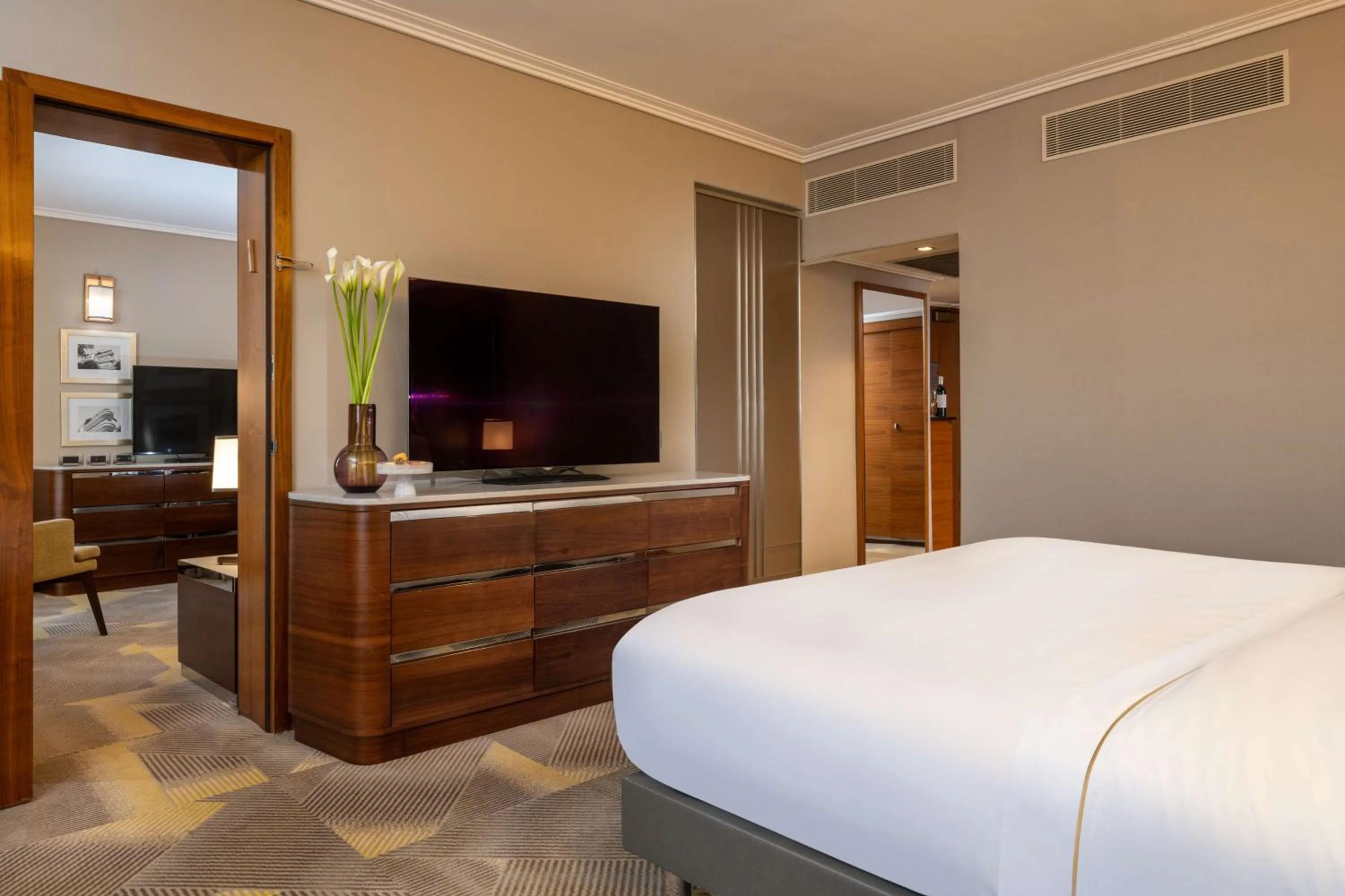 Bed in The Vista At Hilton Tel Aviv