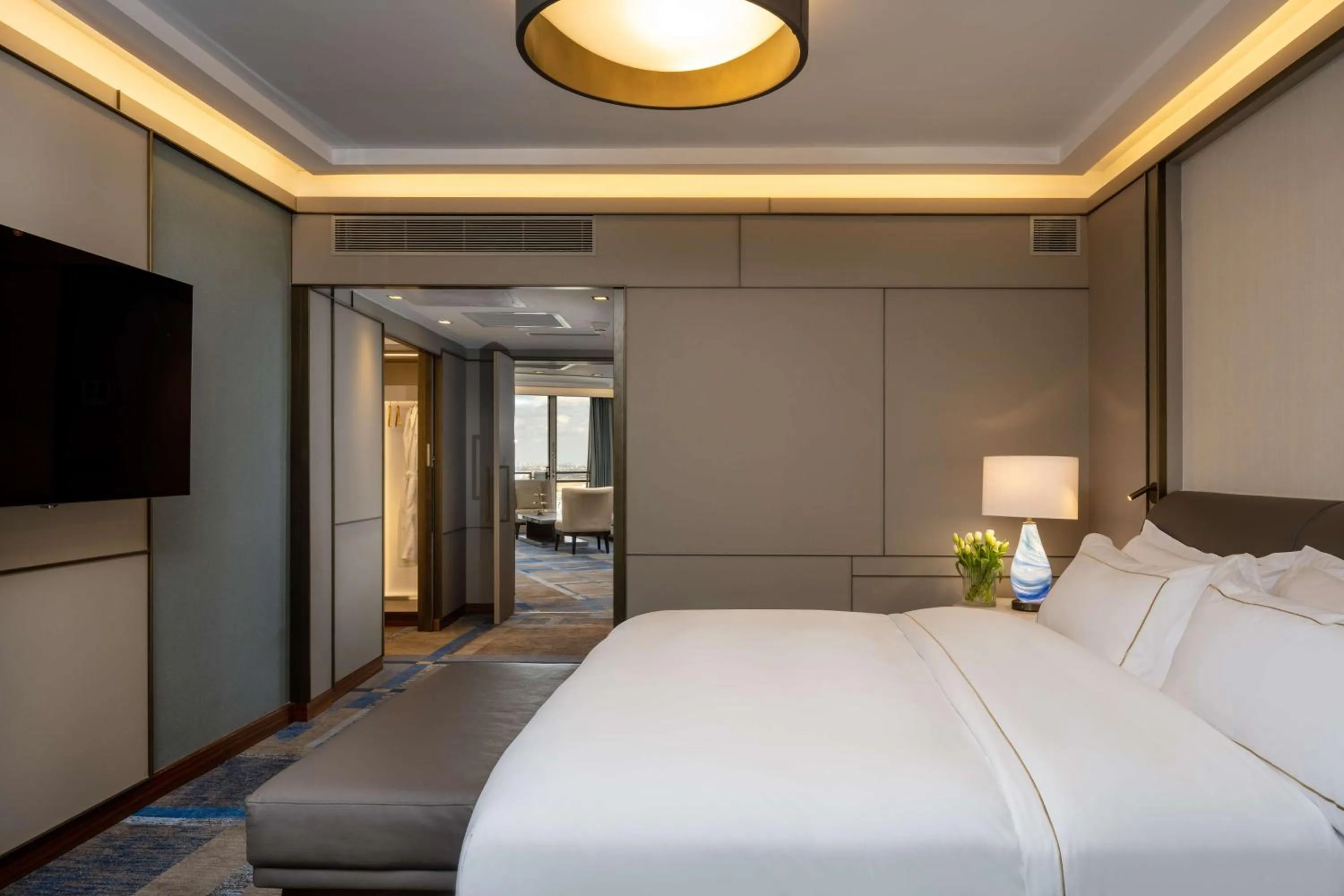 Bed in The Vista At Hilton Tel Aviv