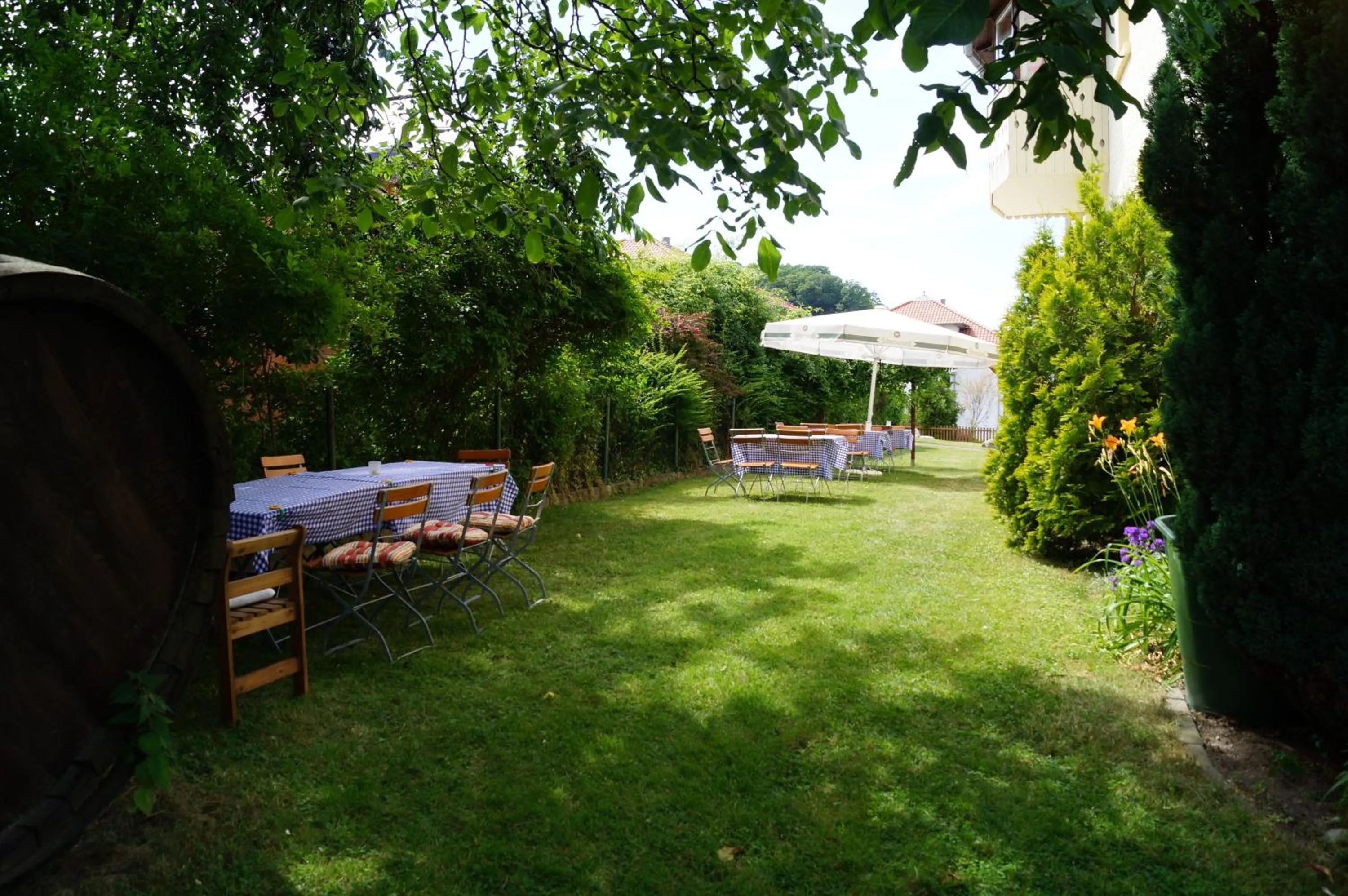 Garden in Hotel Am Kurpark