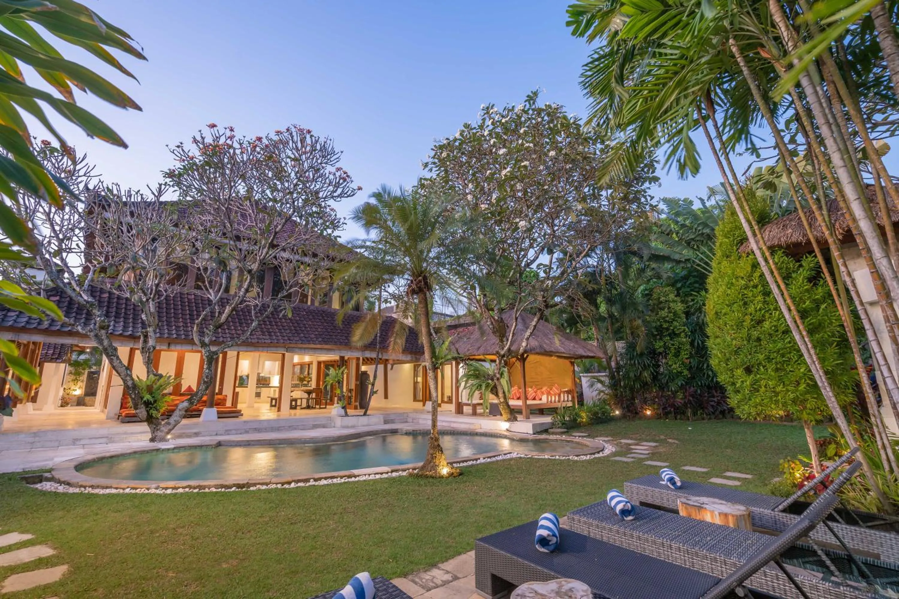 Garden view in Jasmina Estate by Villas Direct Bali