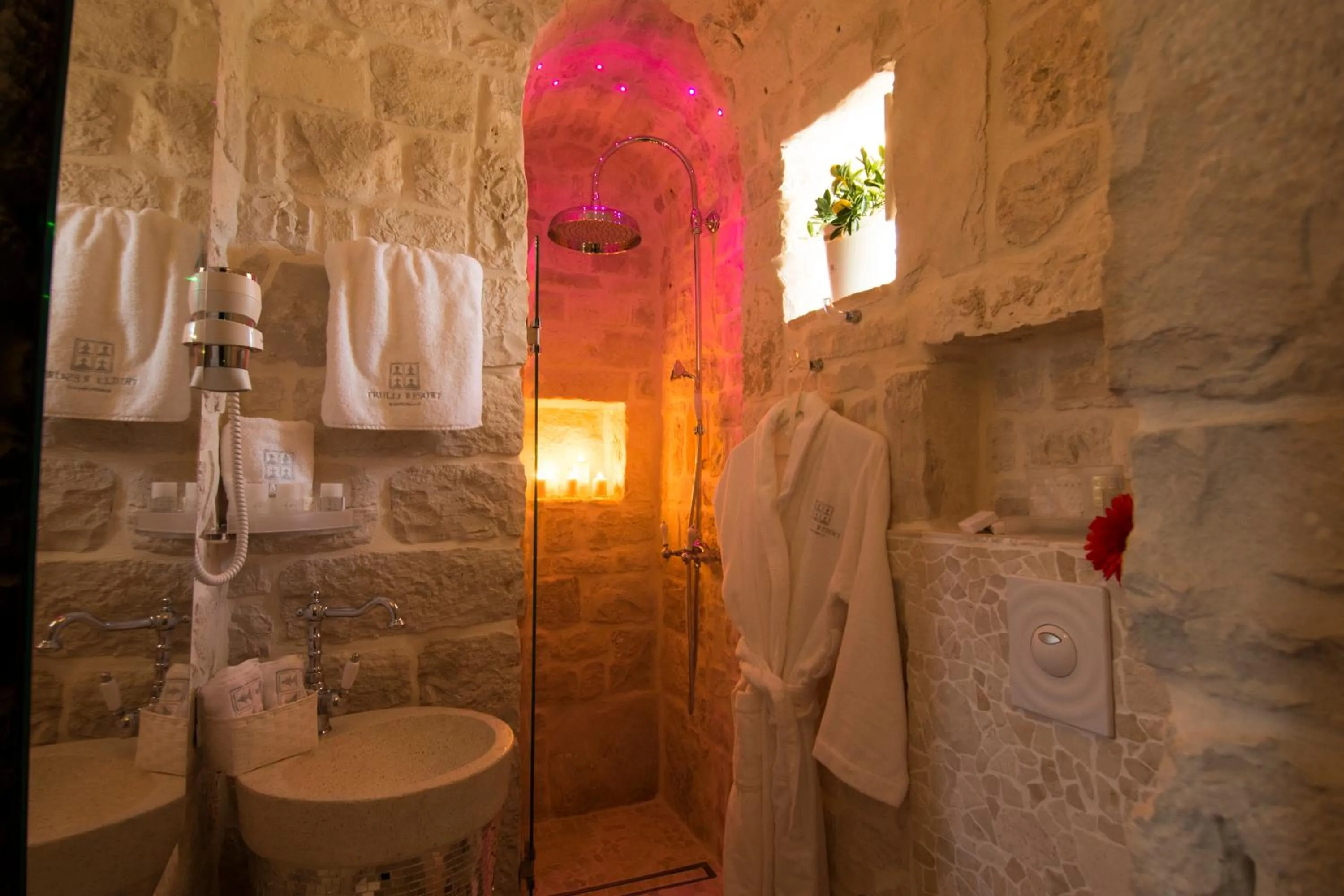 Bathroom in Trulli Resort