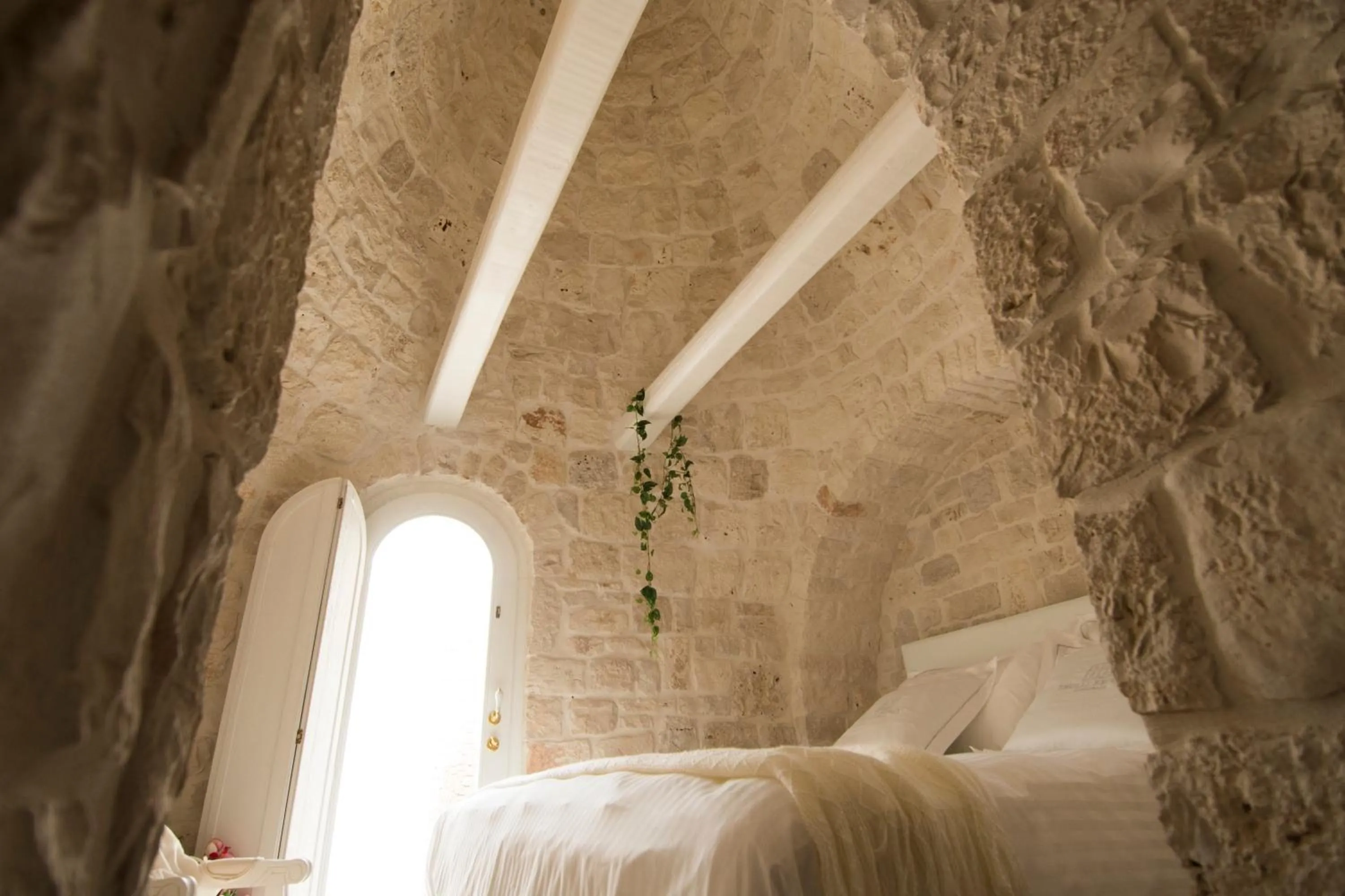 Bed in Trulli Resort