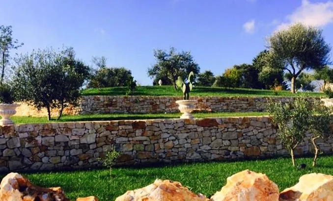 Garden view in Trulli Resort