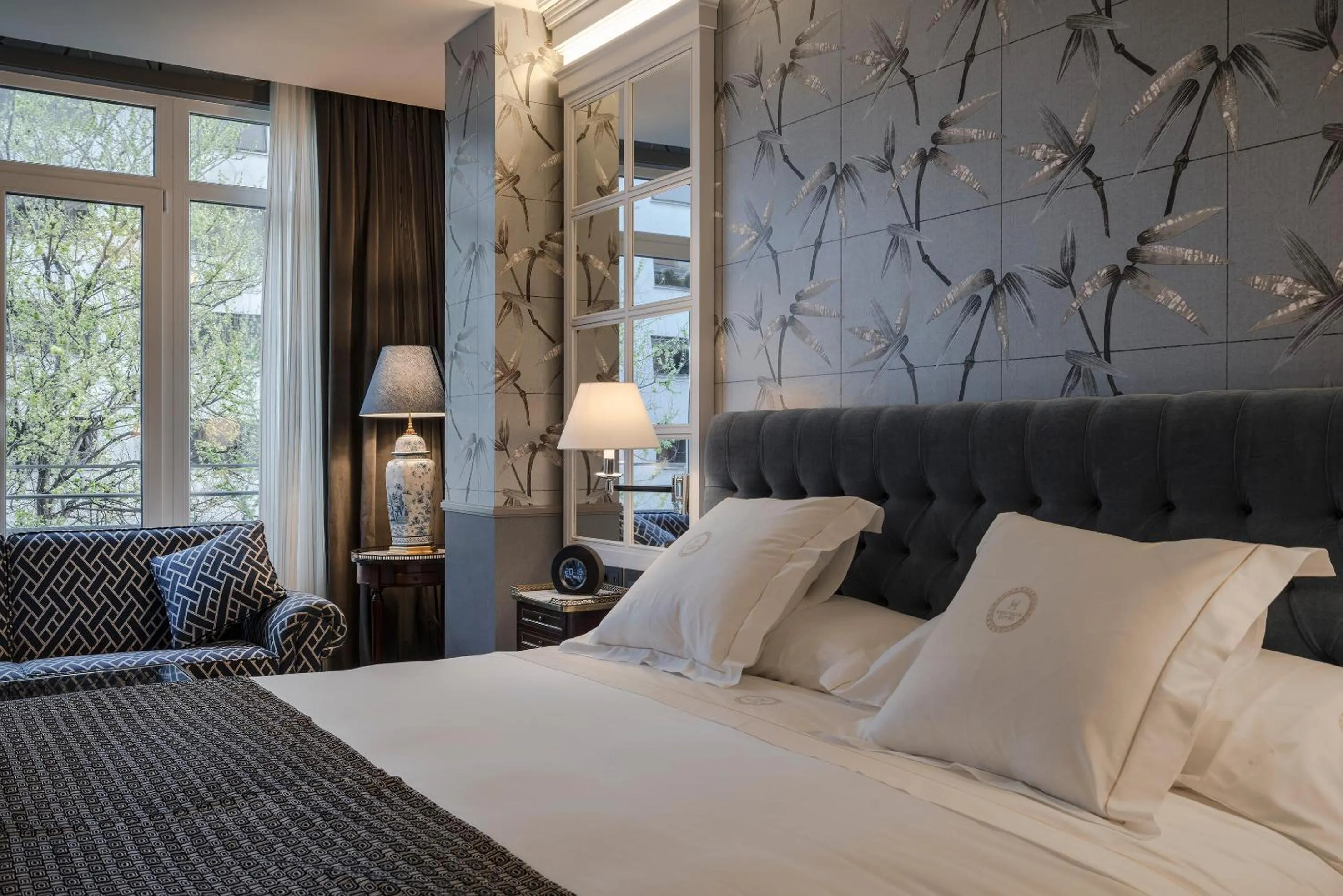 Bed in Relais & Châteaux Heritage Hotel