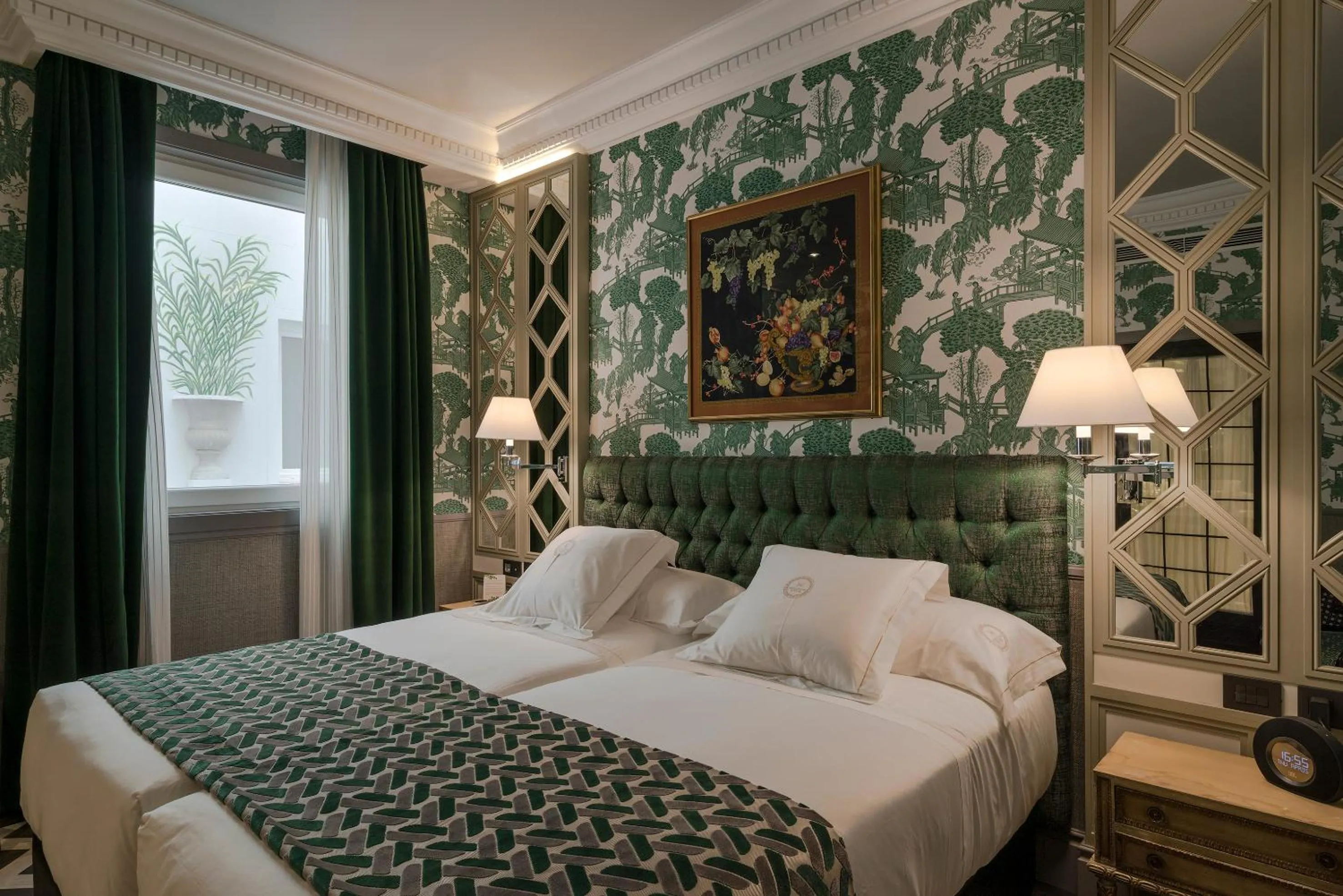 Bed in Relais & Châteaux Heritage Hotel