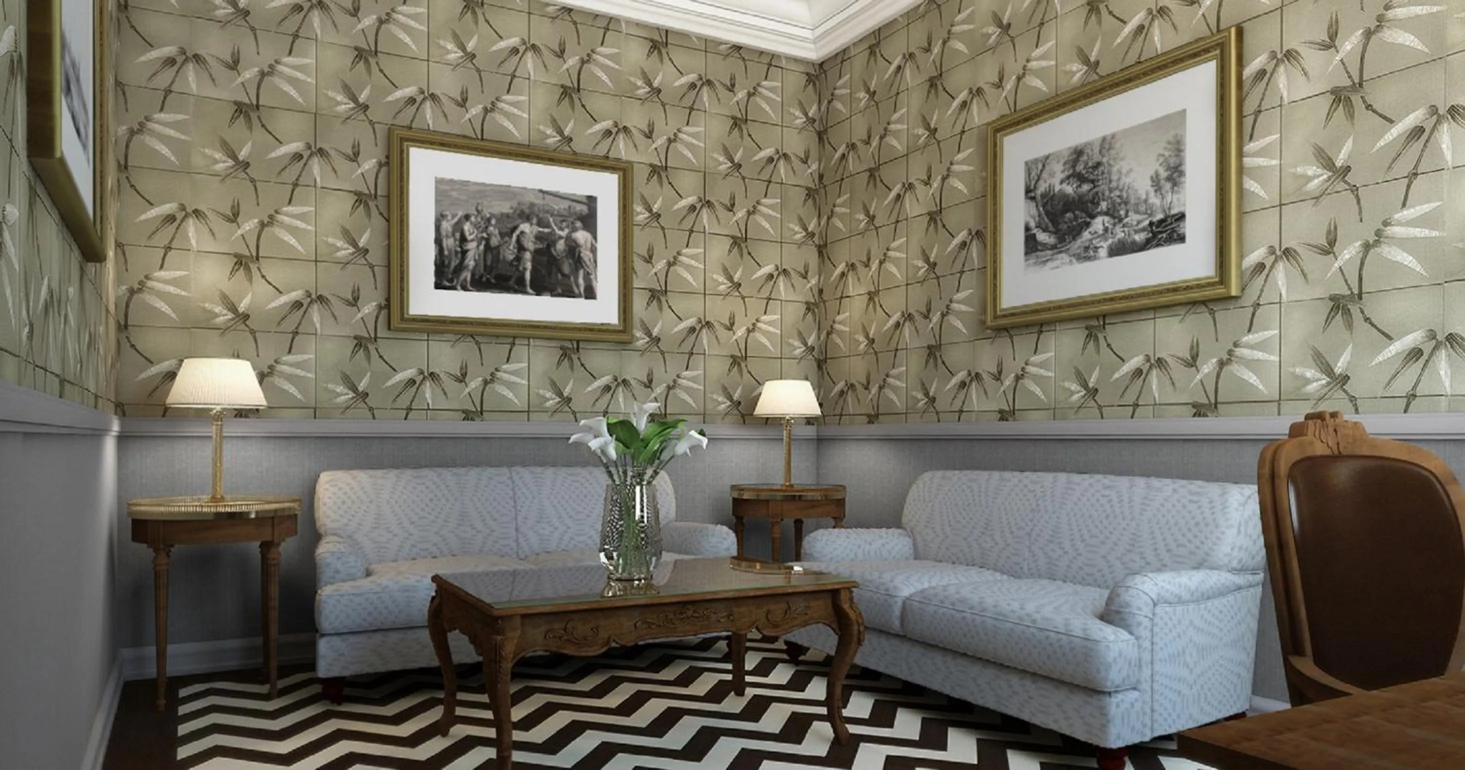 Living room in Relais & Châteaux Heritage Hotel