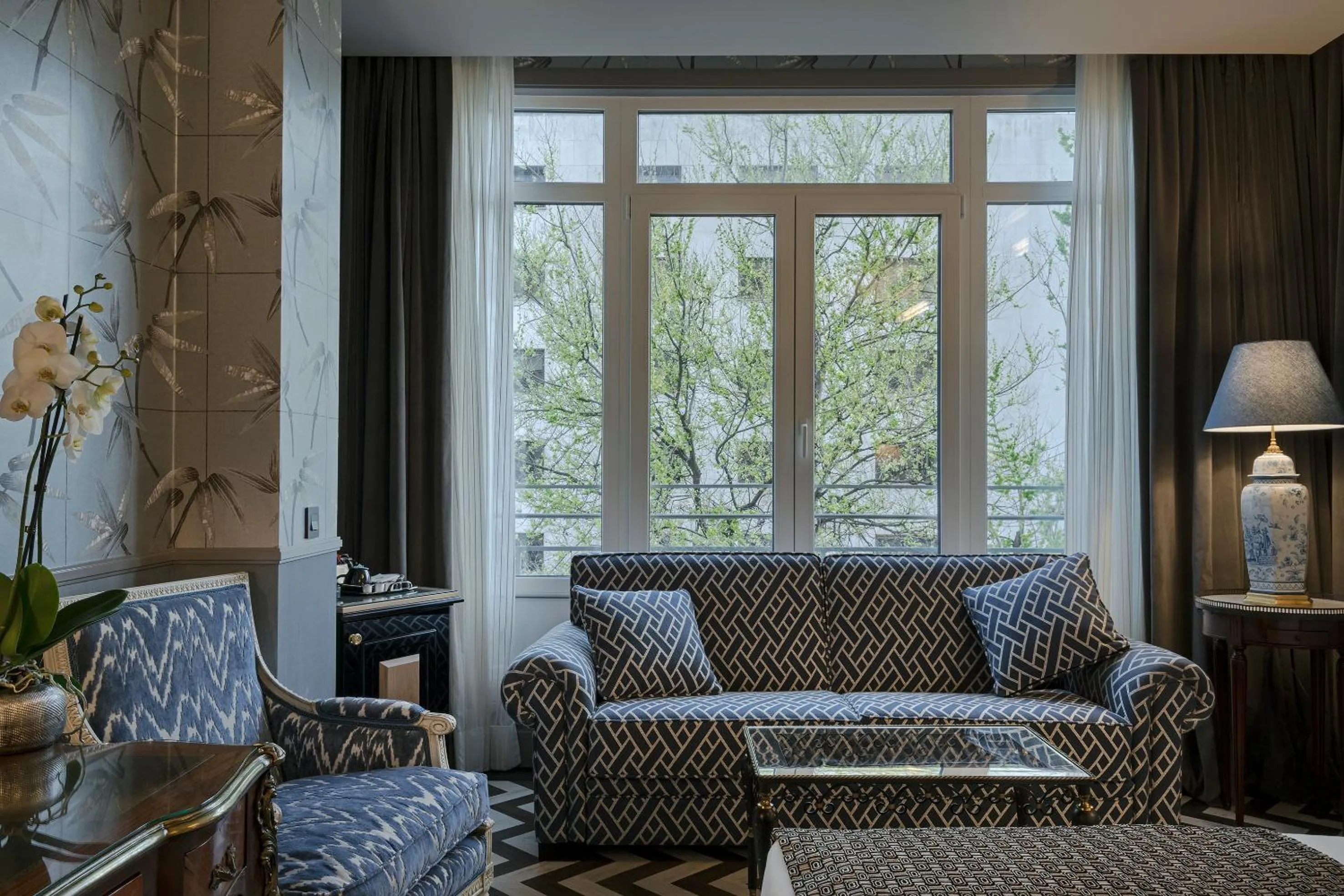Living room in Relais & Châteaux Heritage Hotel