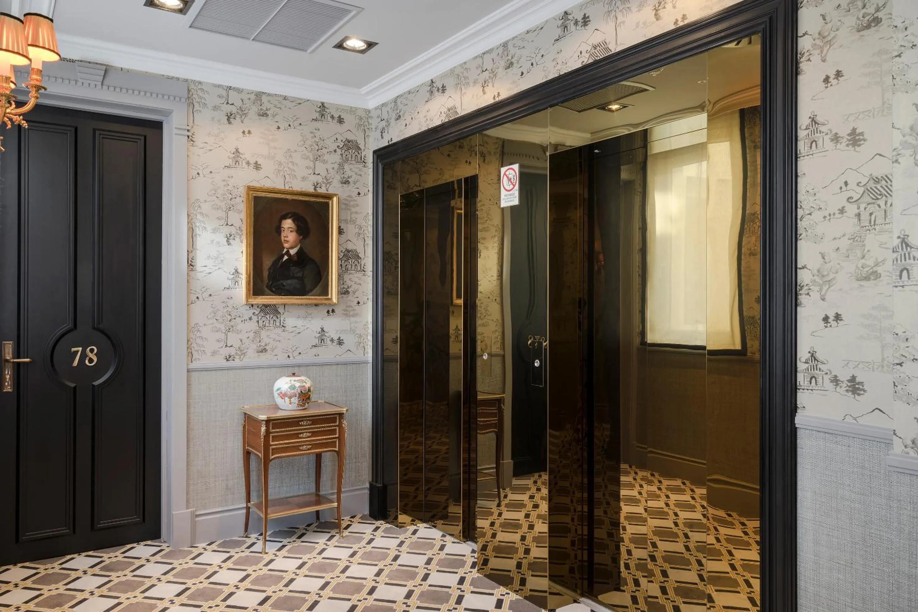 Floor plan in Relais & Châteaux Heritage Hotel