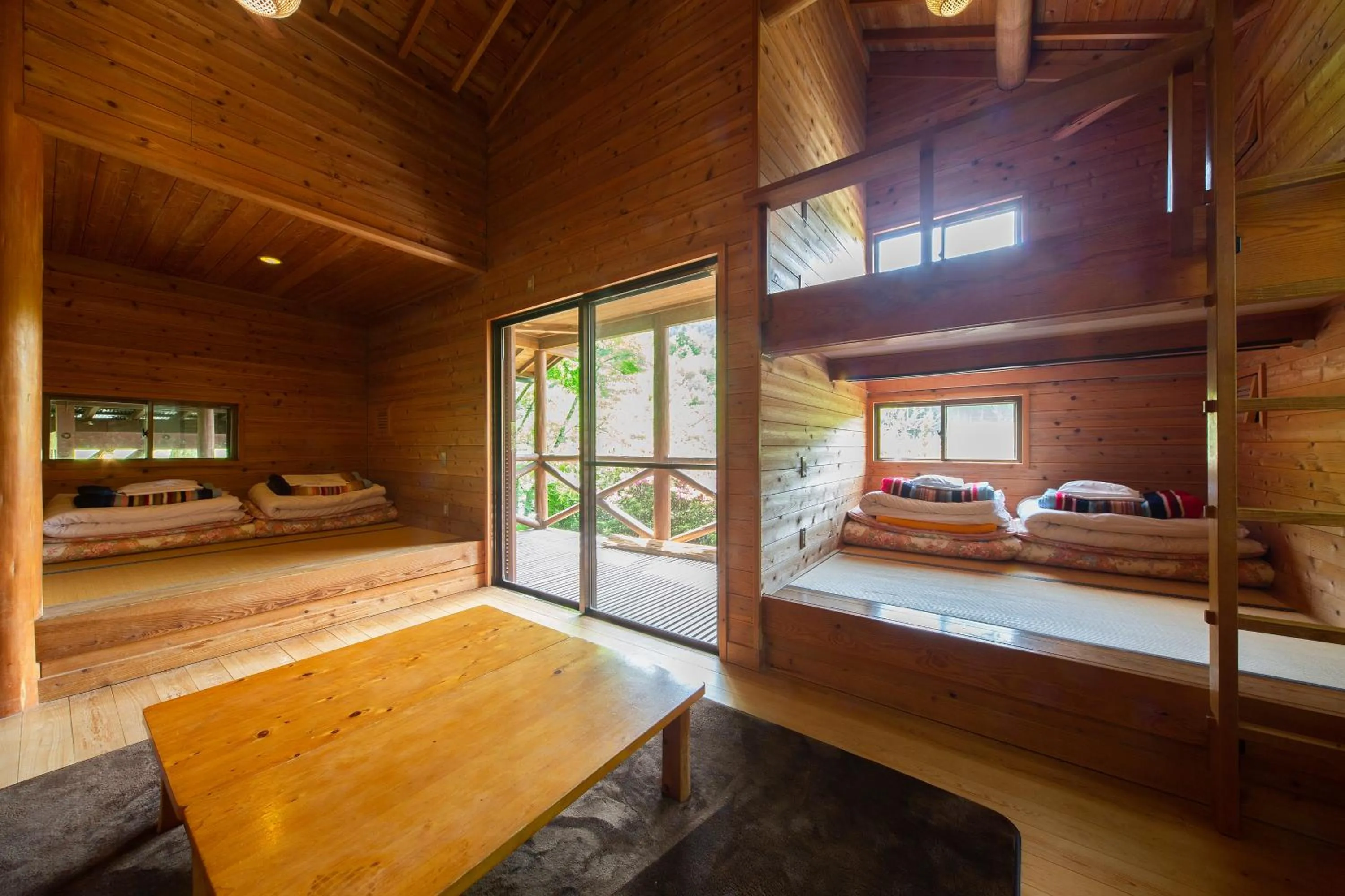 Photo of the whole room, Bed in Hiyoshi Forest Resort Yamanoie