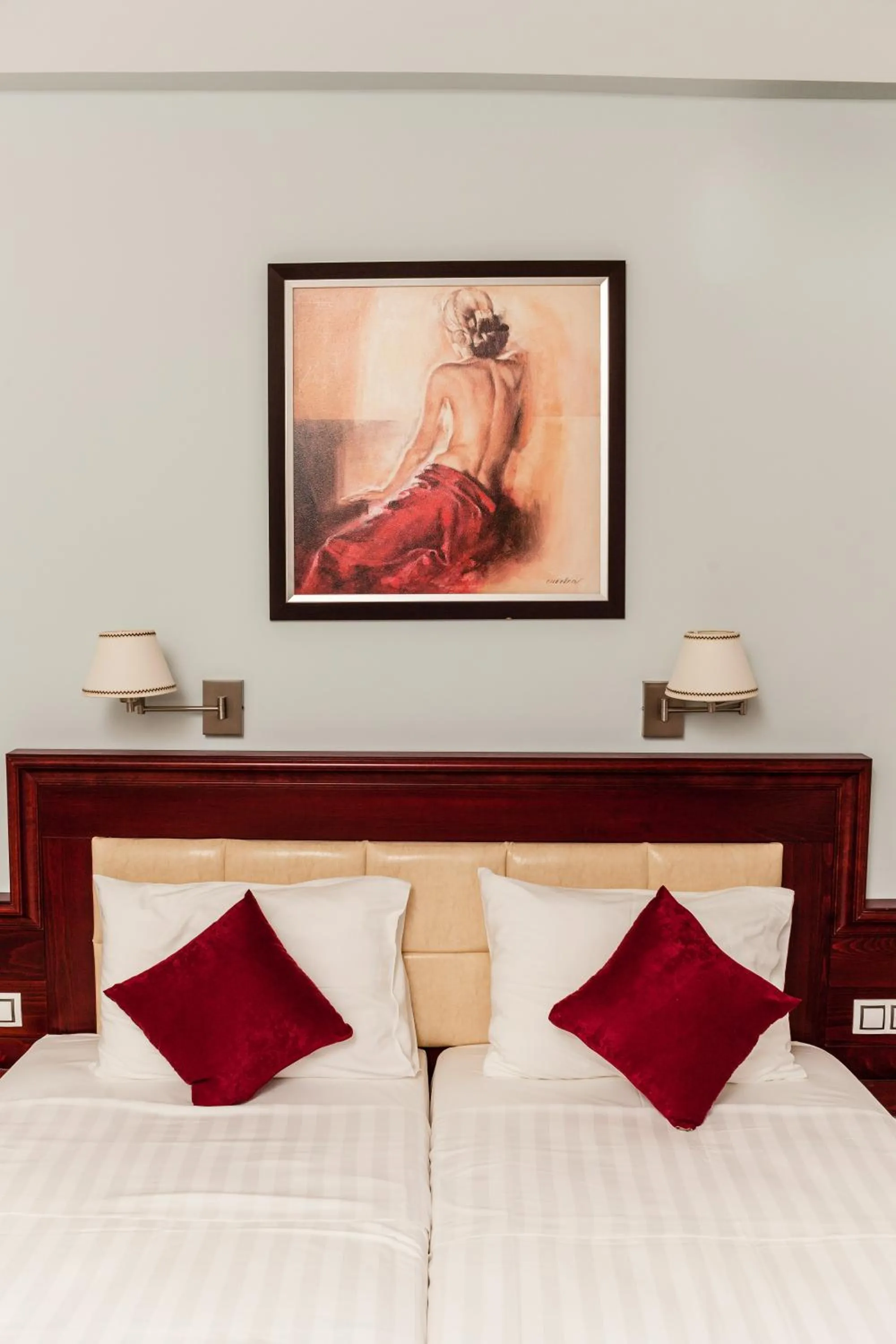 Bed in Hotel Villa Nisteri