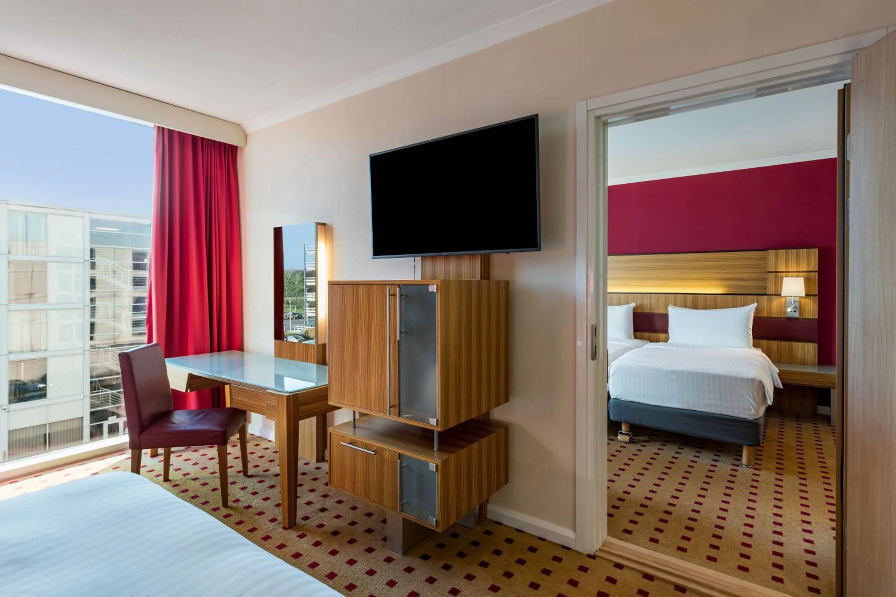 Photo of the whole room, Bed in Radisson Blu Hotel London Stansted Airport