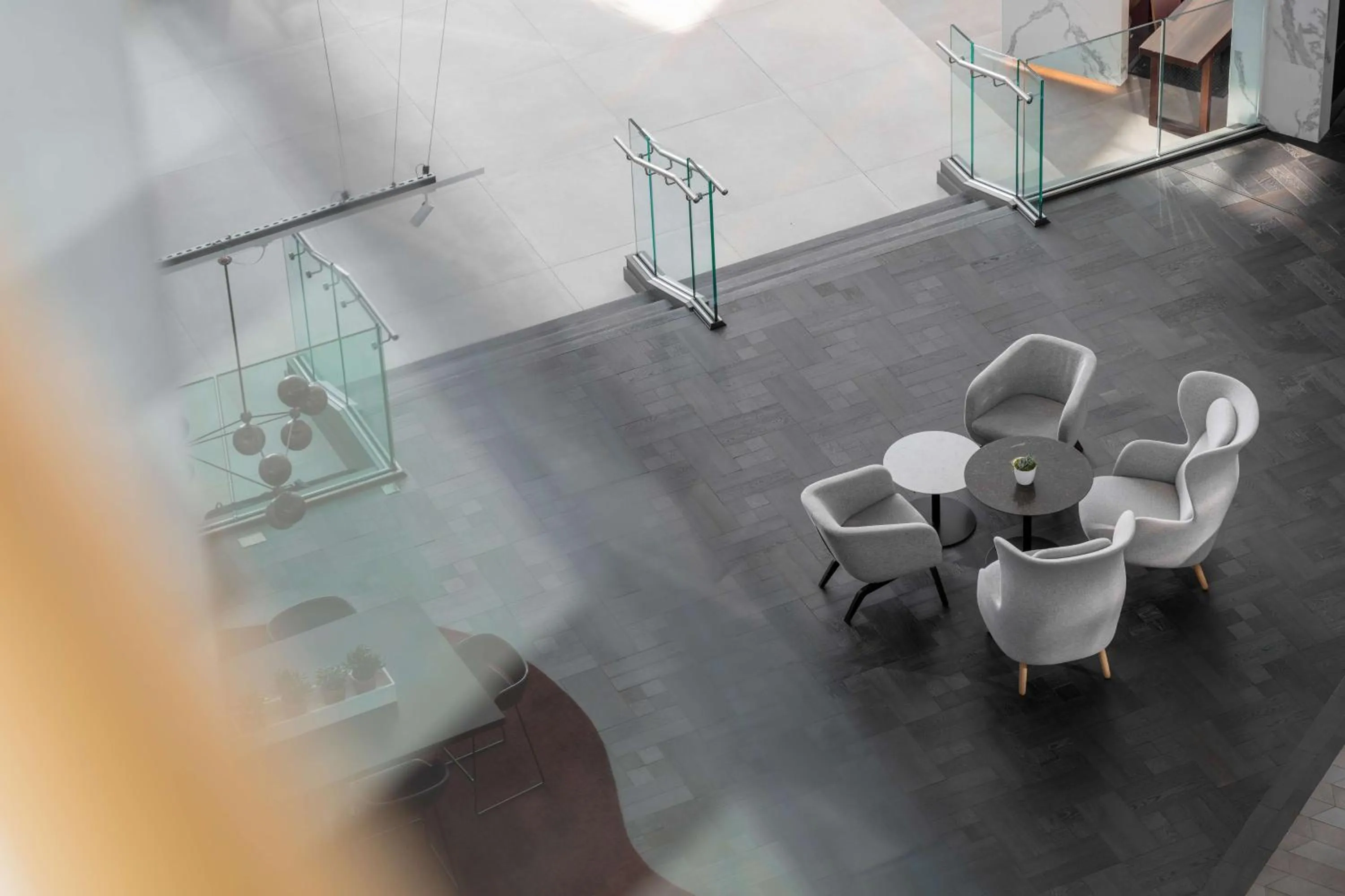 Lobby or reception in Radisson Blu Hotel London Stansted Airport