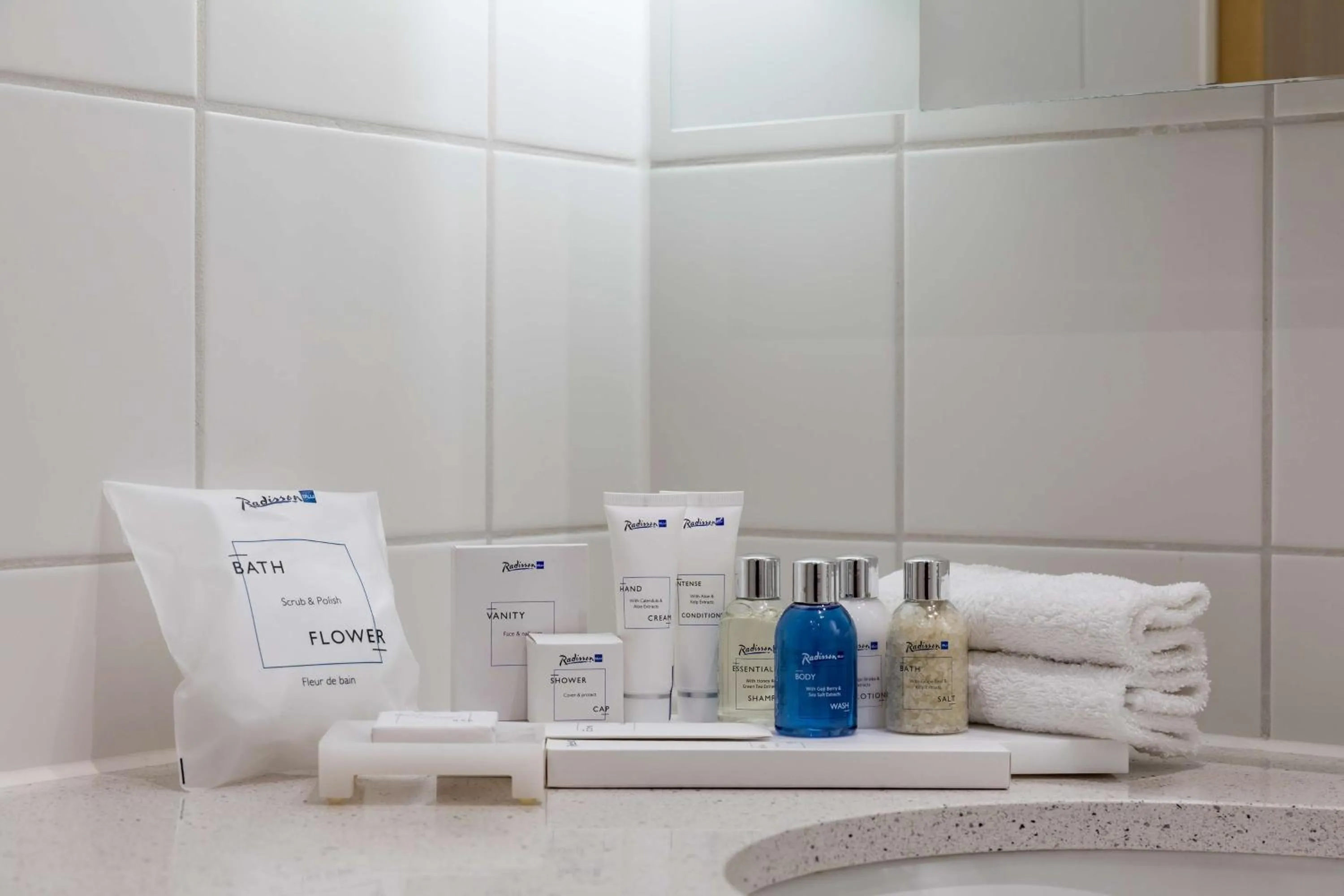 Bathroom in Radisson Blu Hotel London Stansted Airport