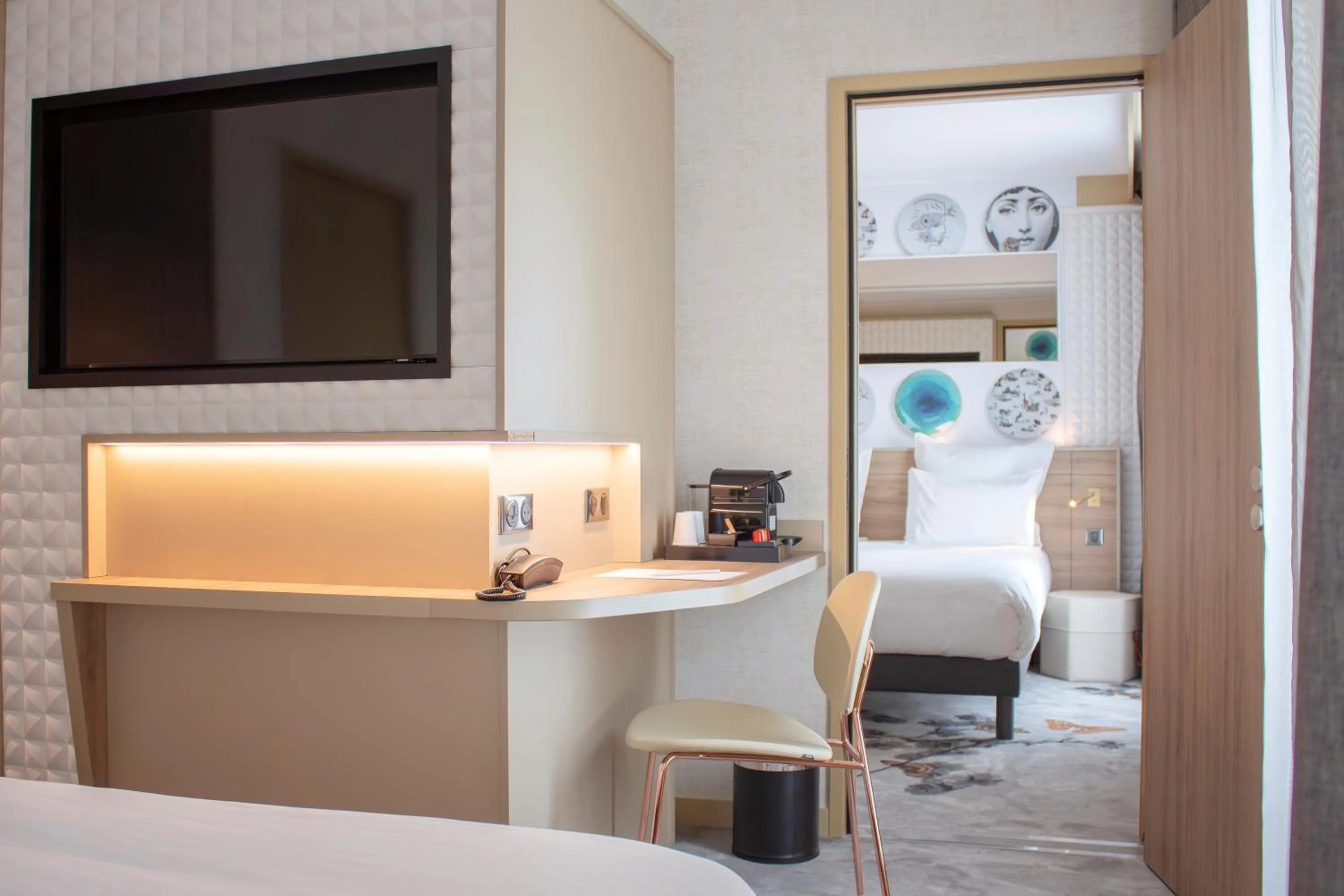 Bed in Brit Hotel Limoges Centre Gare - Hôtel & Spa