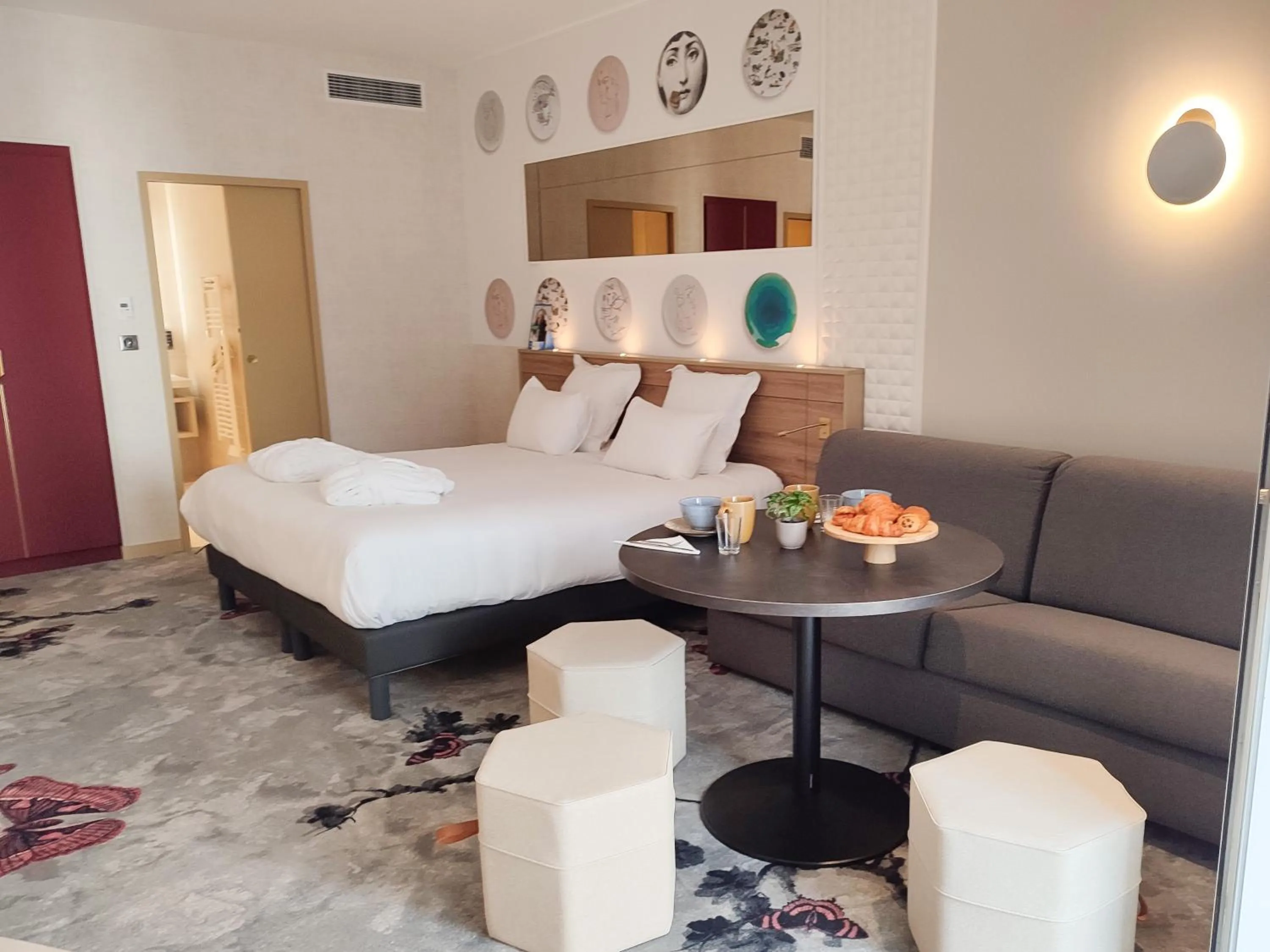 Bed in Brit Hotel Limoges Centre Gare - Hôtel & Spa