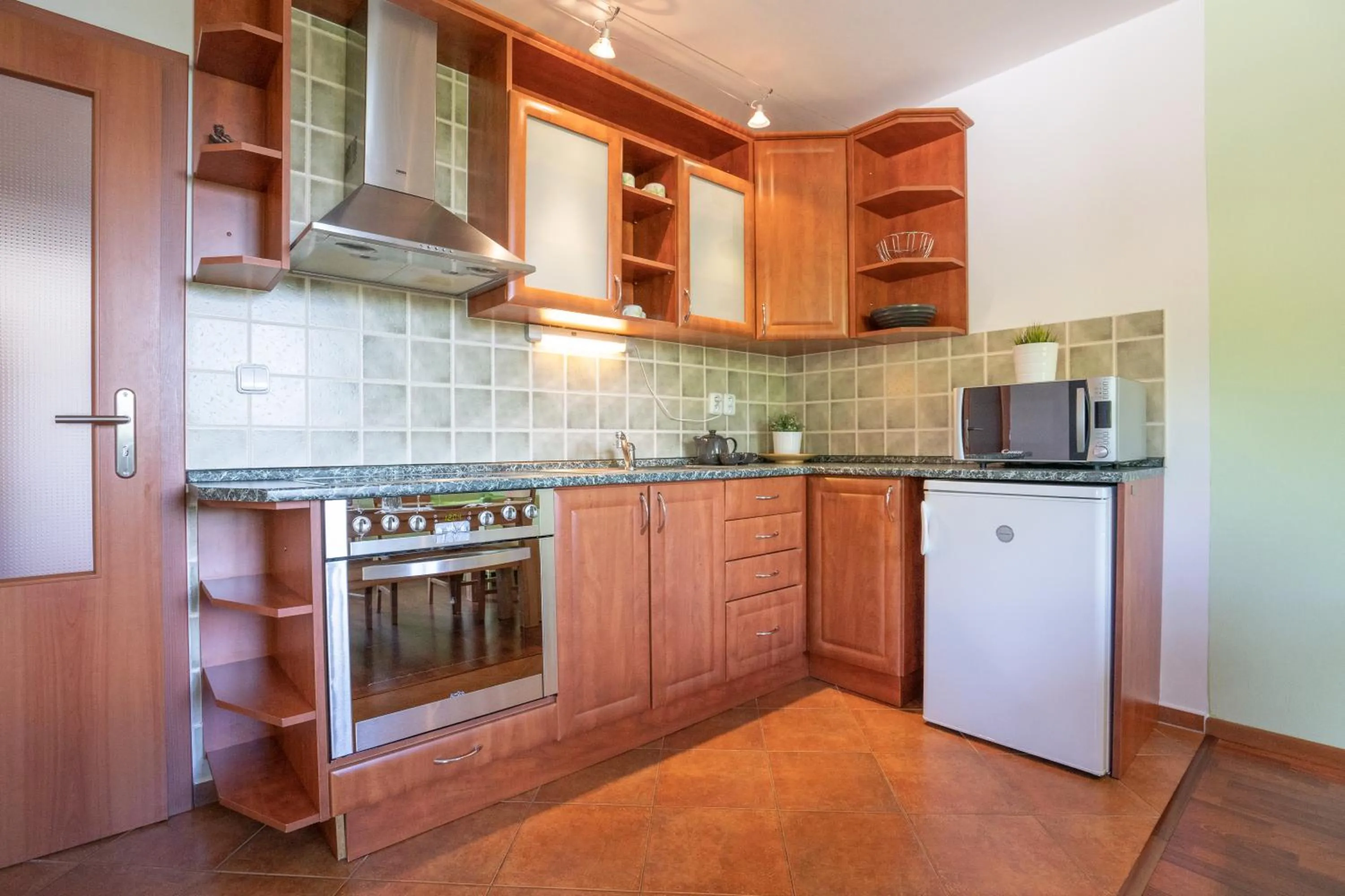 Kitchen or kitchenette in Apartmán Lípa-Lipno