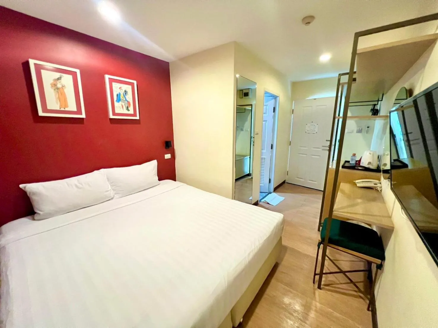 Bed in Klean Residence Hotel