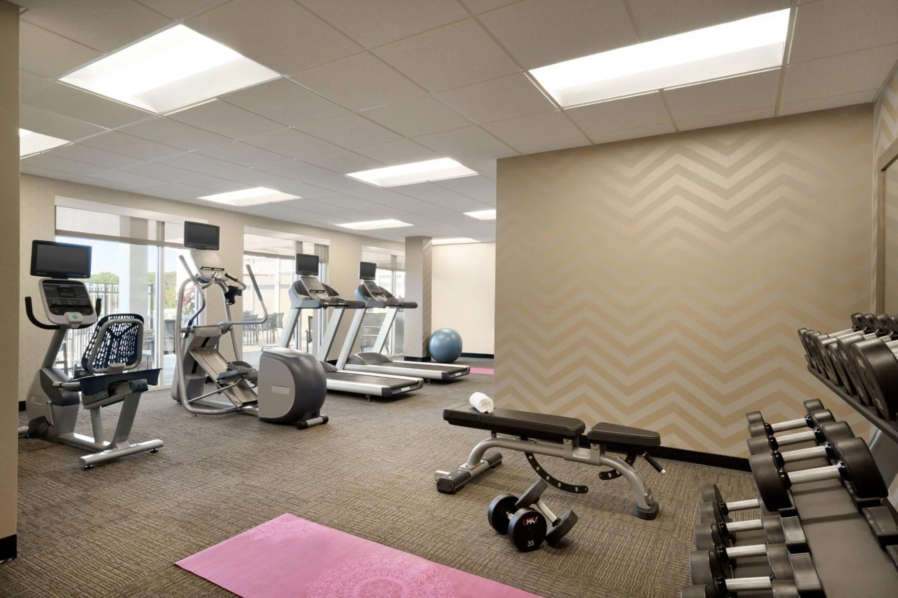 Fitness centre/facilities in Residence Inn by Marriott Winston-Salem Hanes Mall