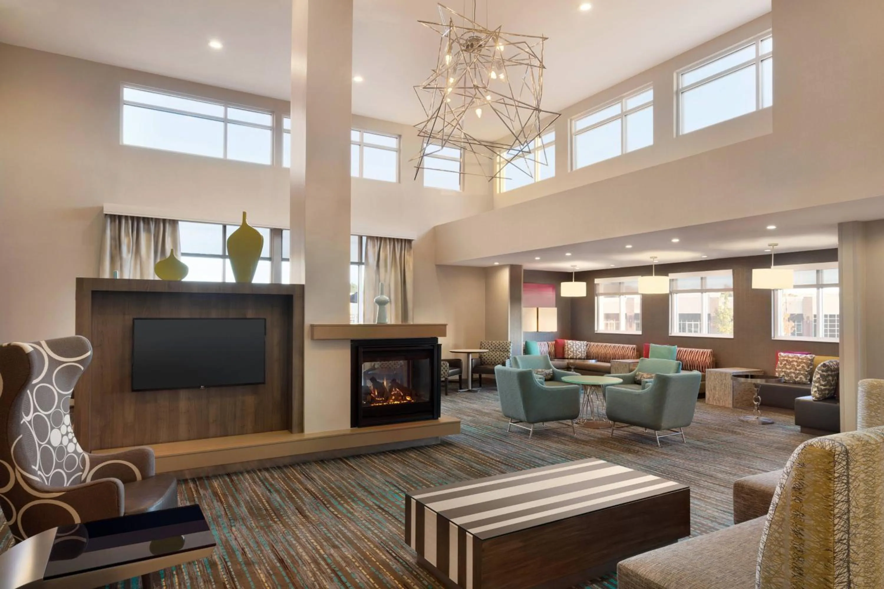 Lobby or reception in Residence Inn by Marriott Winston-Salem Hanes Mall