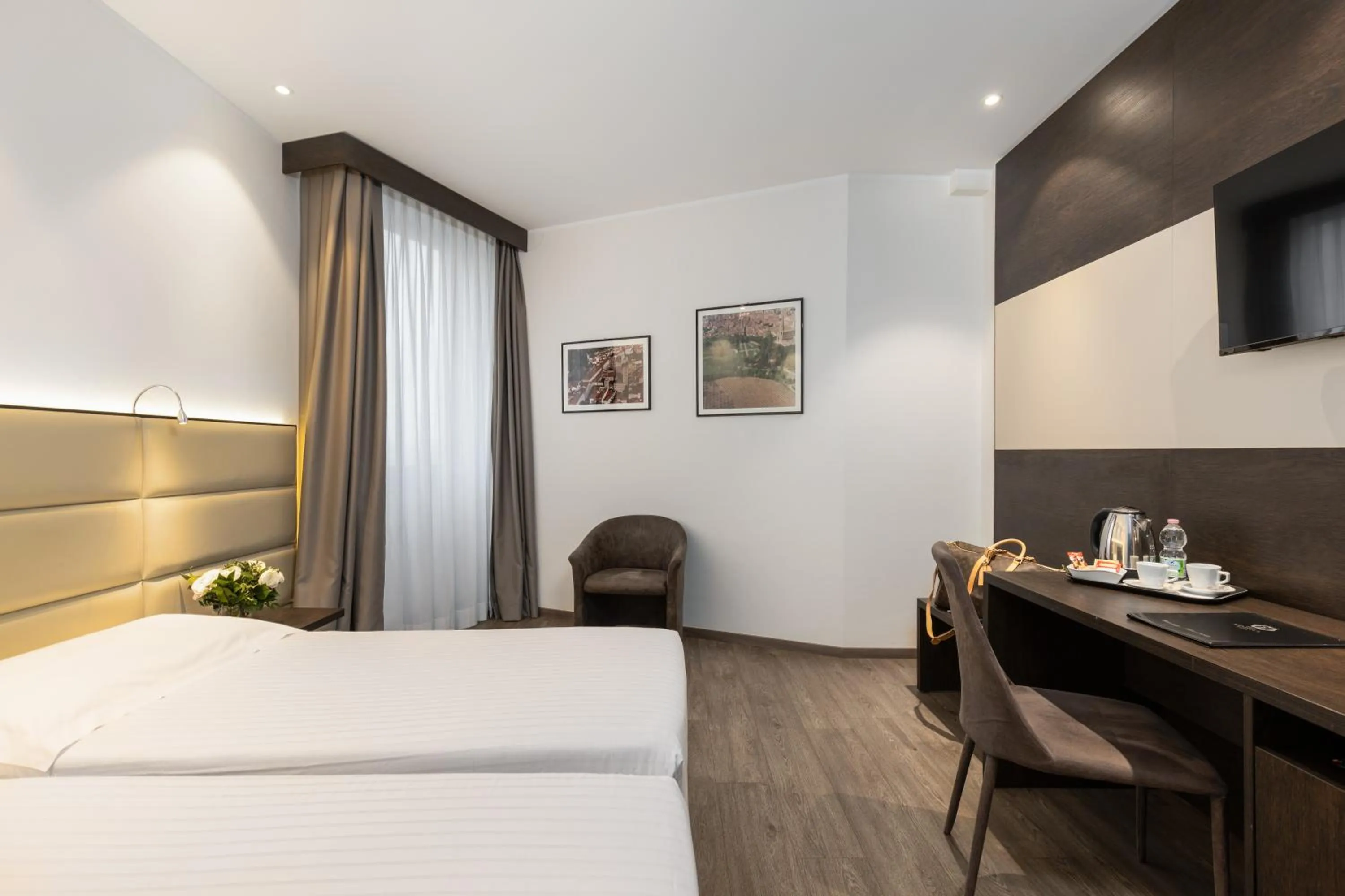 Bedroom, Bed in Hotel Minerva