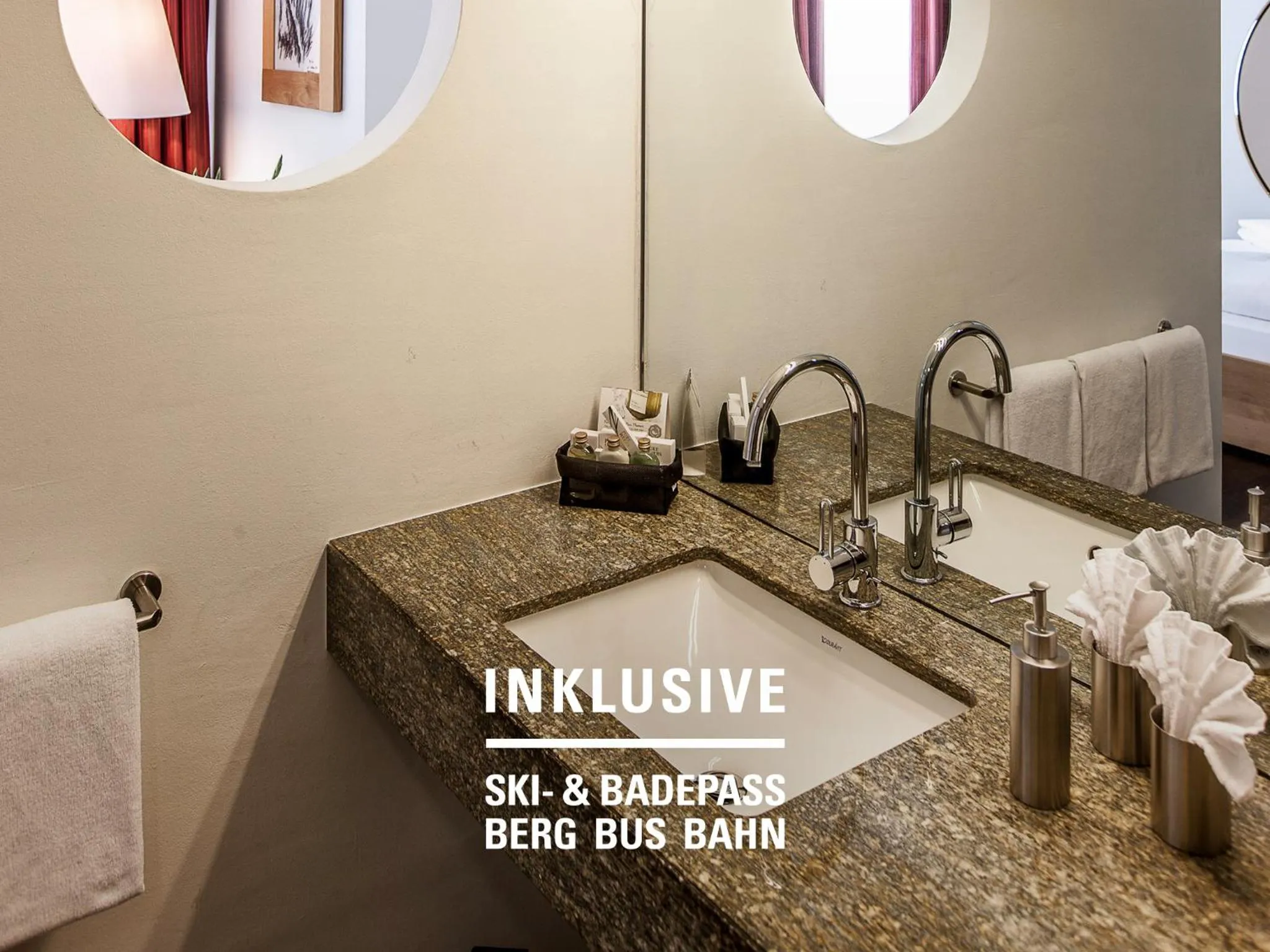 Bathroom in Hotel Belvedere Scuol