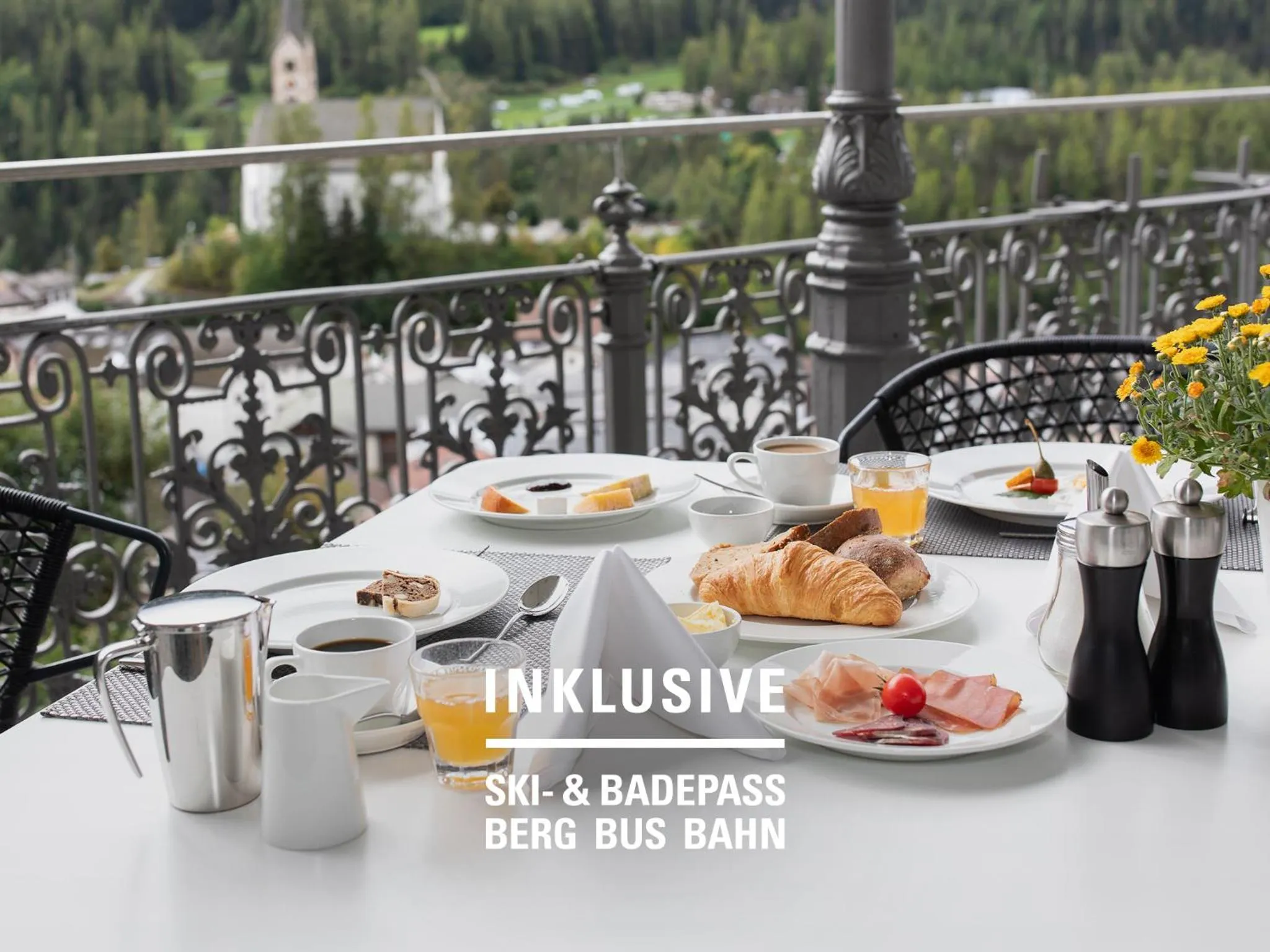 Breakfast in Hotel Belvedere Scuol