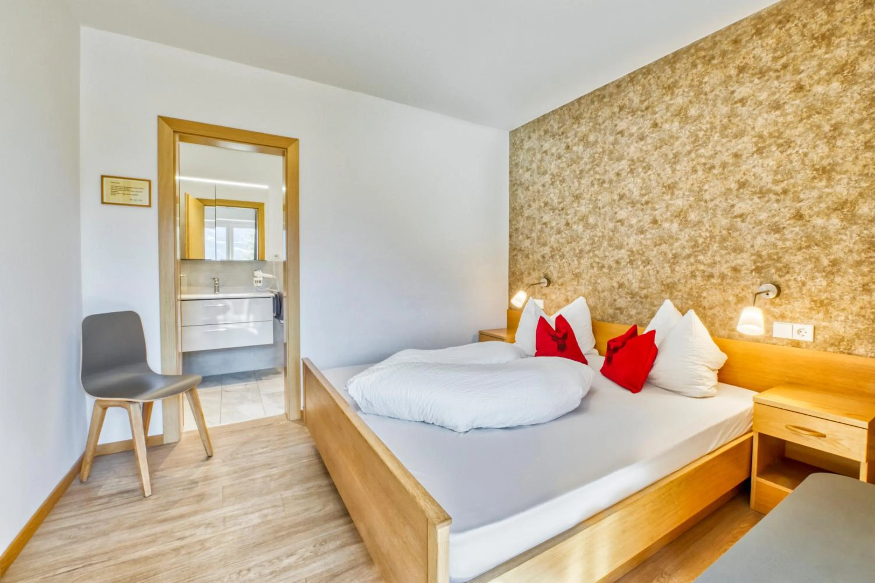 Bedroom, Bed in Garni Schmiedhof