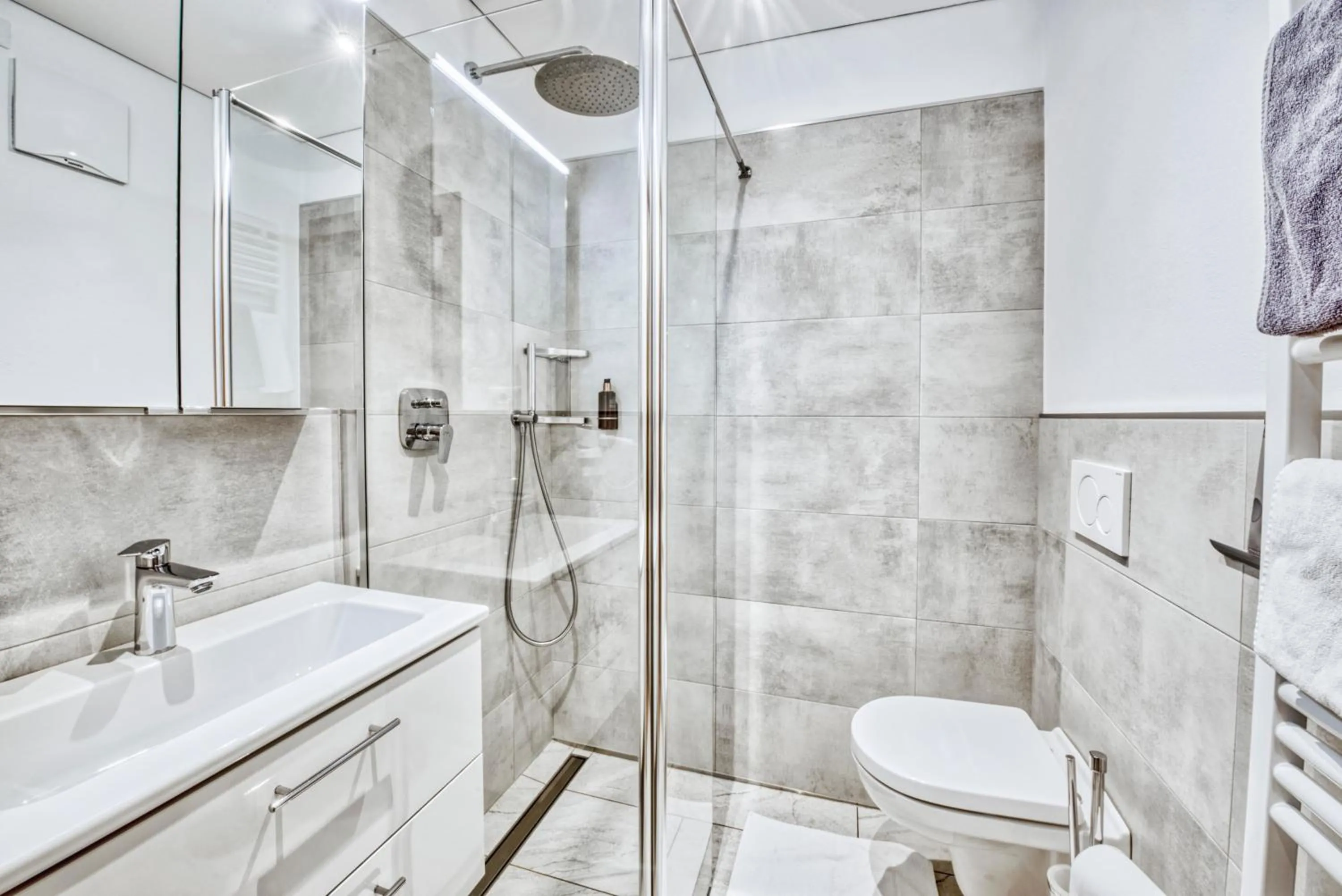 Bathroom in Garni Schmiedhof